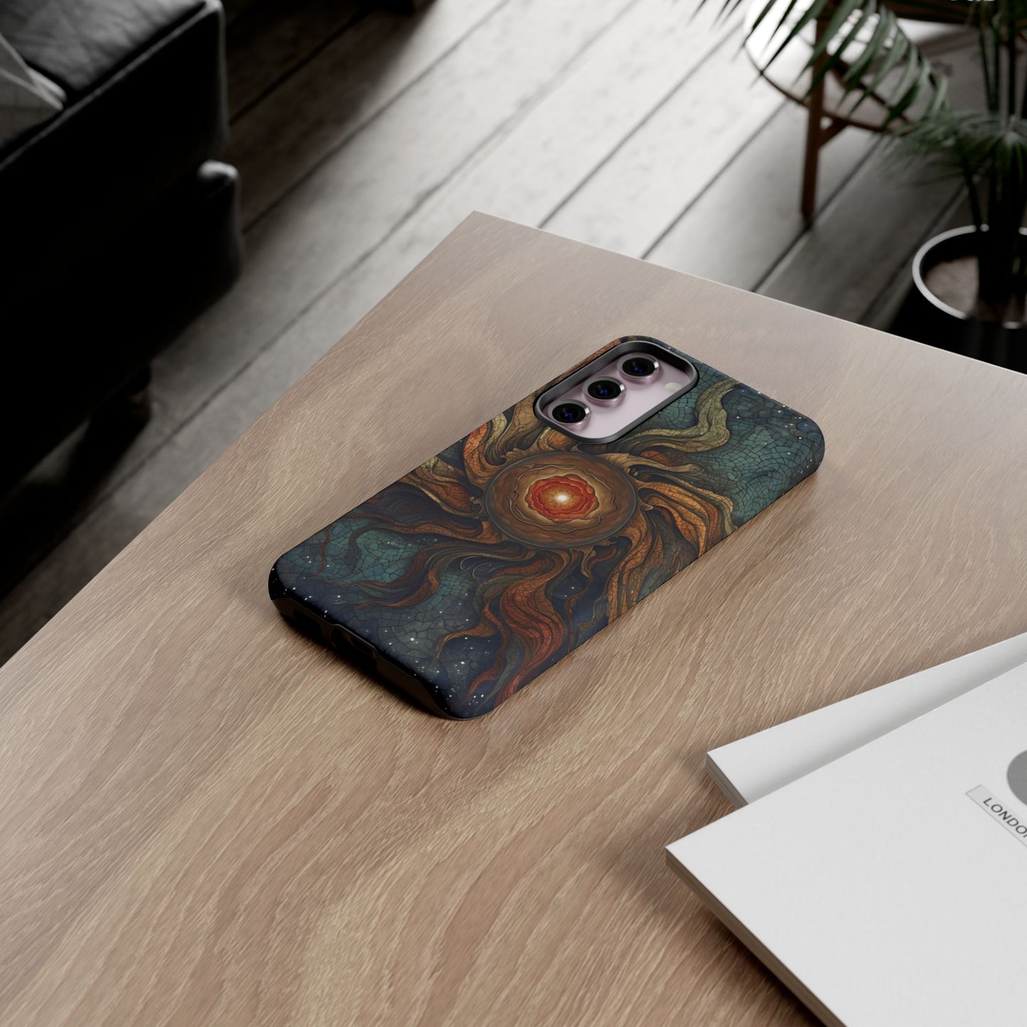Phone Case Sun Core Galaxy – Abstract Cosmic Art Design