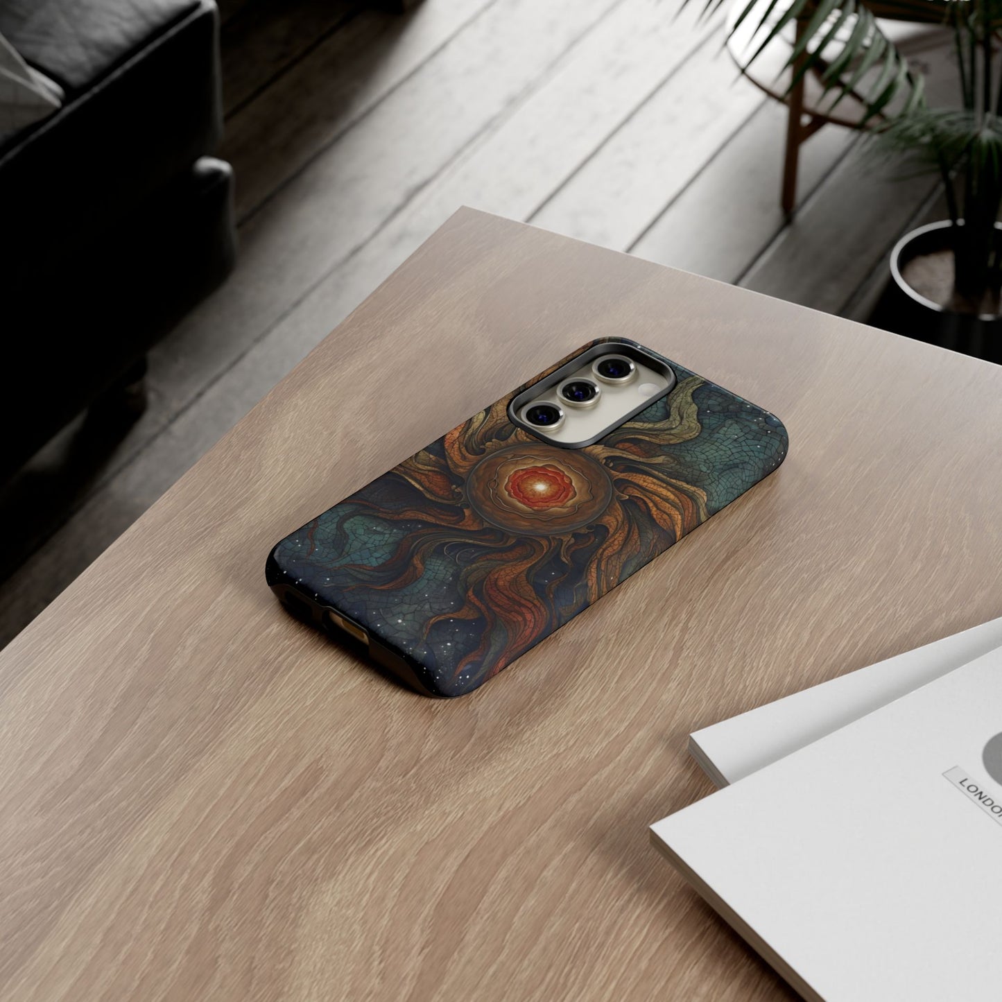 Phone Case Sun Core Galaxy – Abstract Cosmic Art Design
