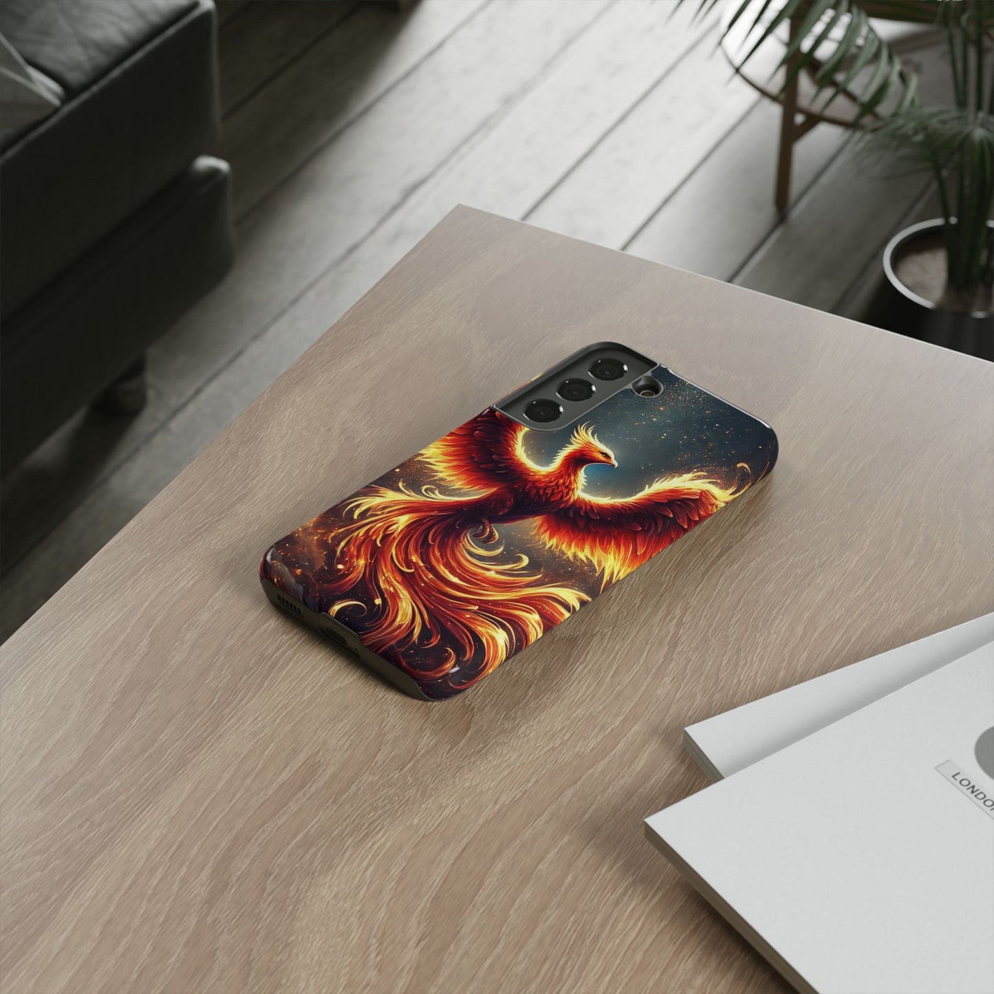 Phone Case Phoenix Flame – Fiery Phoenix Cover for iPhone & Samsung Models