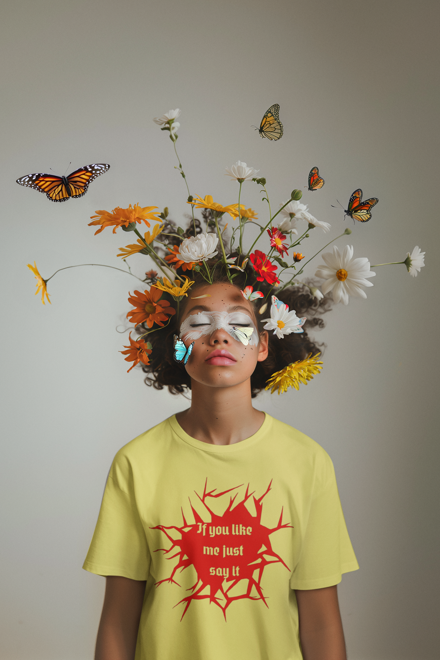 Shirt "If You Like Me Just Say It" - Playful Graphic Tee