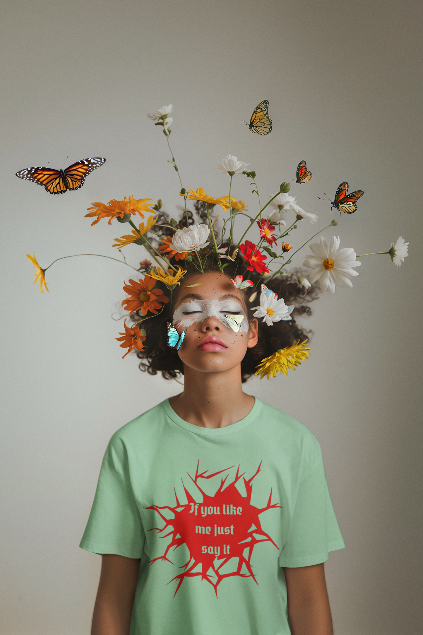Shirt "If You Like Me Just Say It" - Playful Graphic Tee