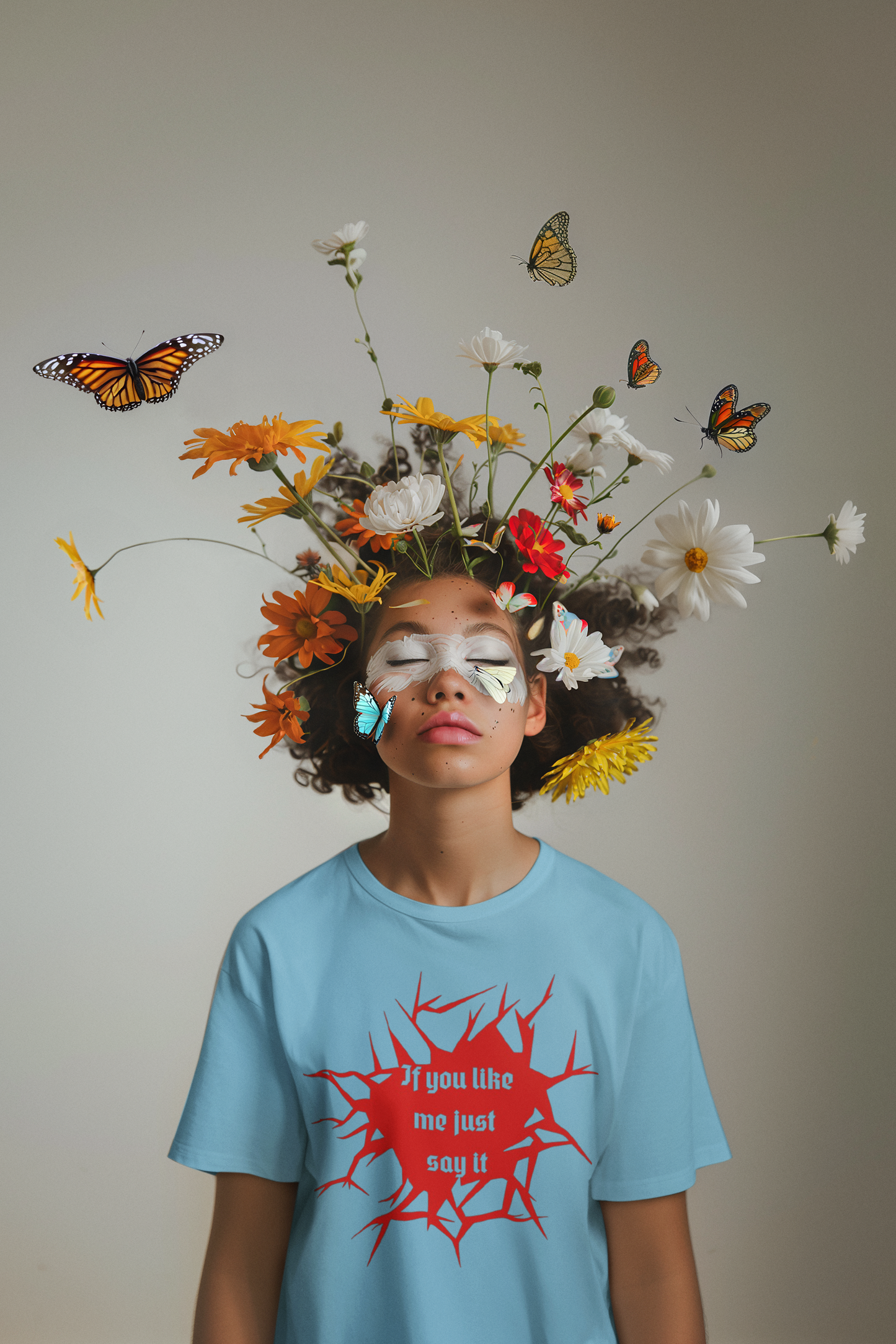 Shirt "If You Like Me Just Say It" - Playful Graphic Tee
