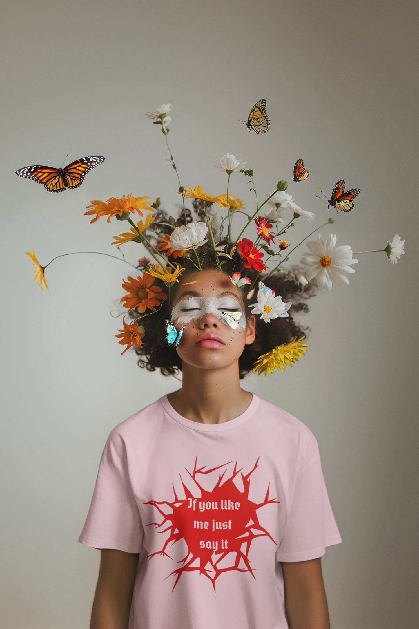 Shirt "If You Like Me Just Say It" - Playful Graphic Tee