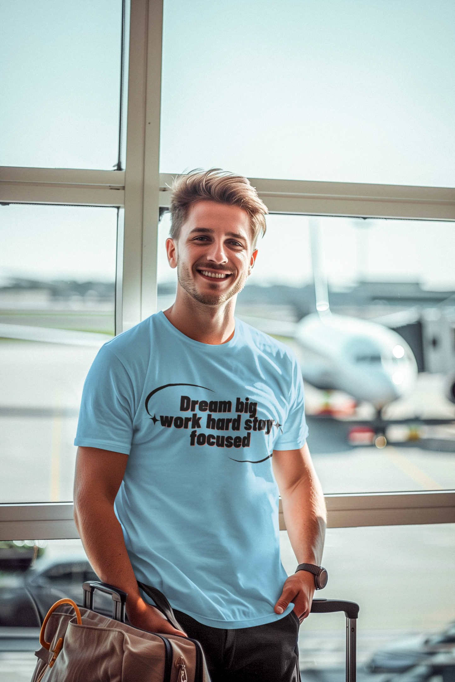 Shirt "Dream Big Work Hard Stay Focus"- Inspirational – Empowering Tee
