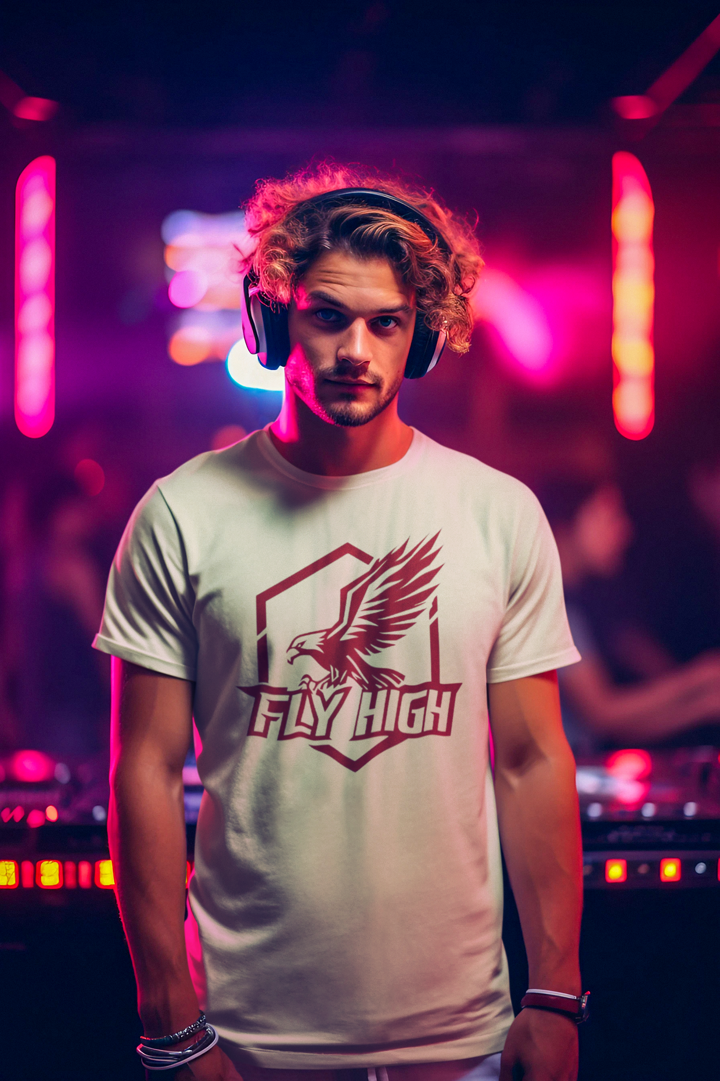Shirt "Fly High" – Inspirational Graphic Tee for Dreamers & Achievers