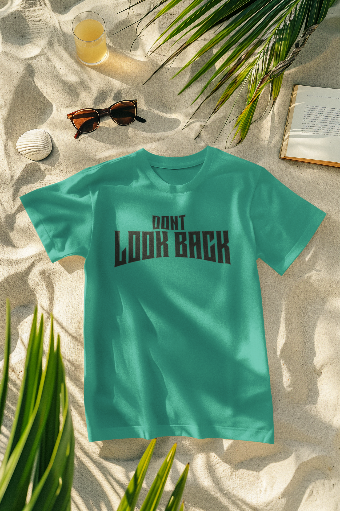 Shirt "Don’t Look Back" – Motivational Graphic Tee for Men & Women