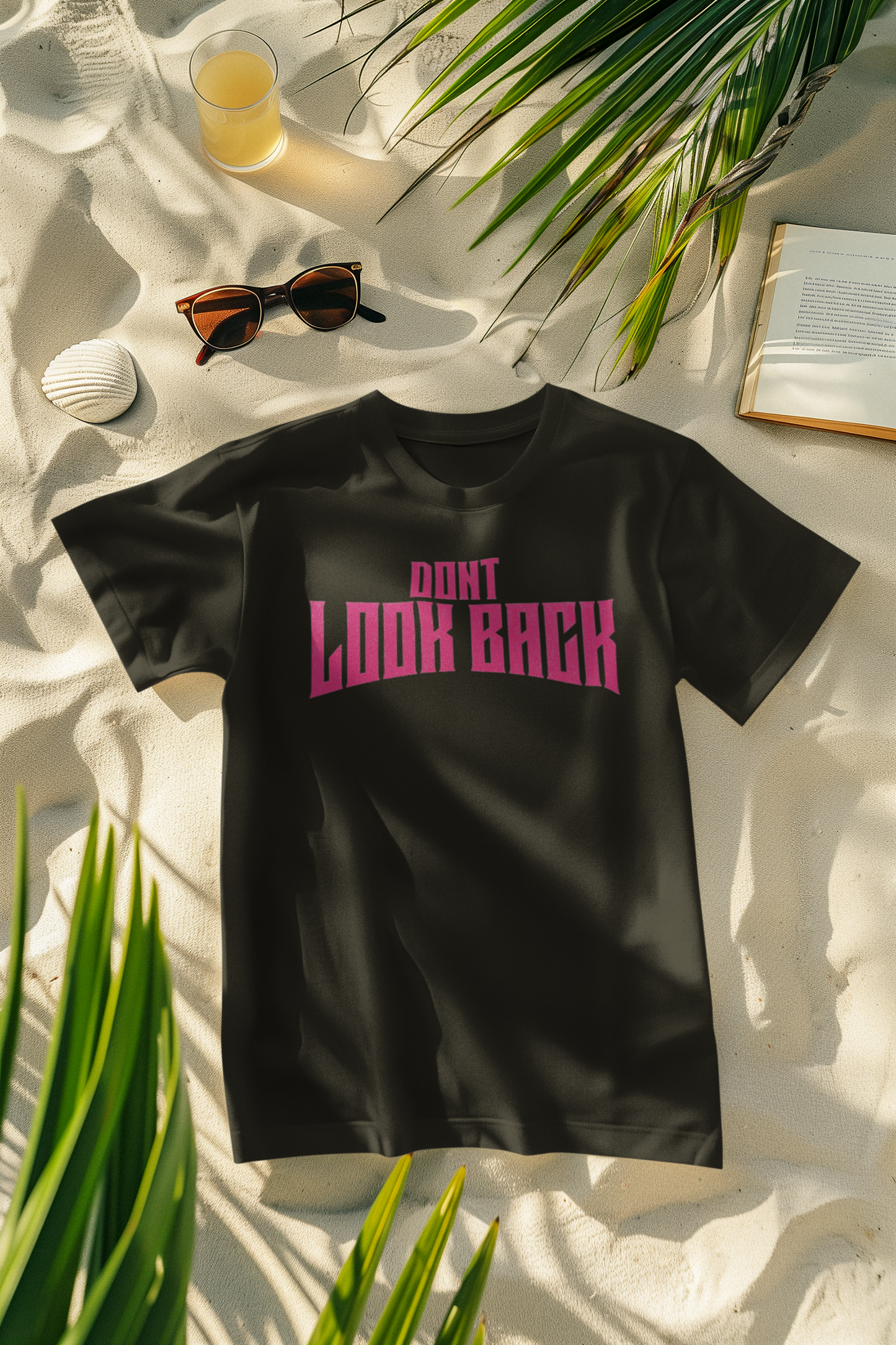 Shirt "Don’t Look Back" – Motivational Graphic Tee for Men & Women