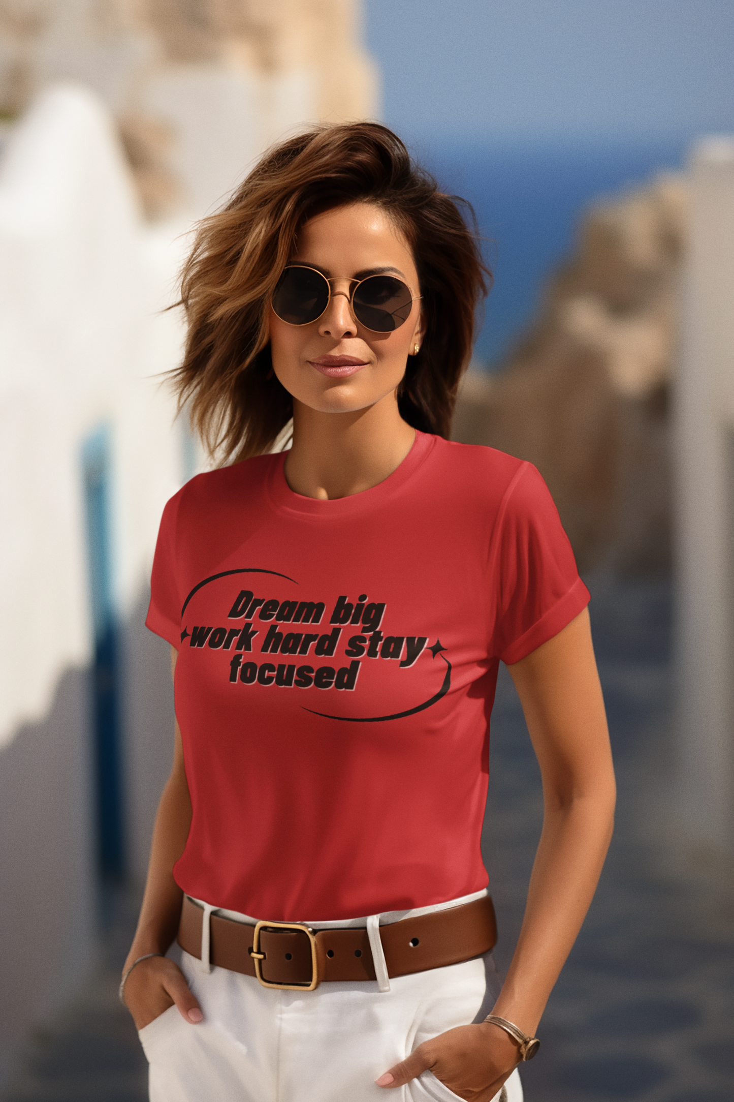 Shirt "Dream Big Work Hard Stay Focus"- Inspirational – Empowering Tee