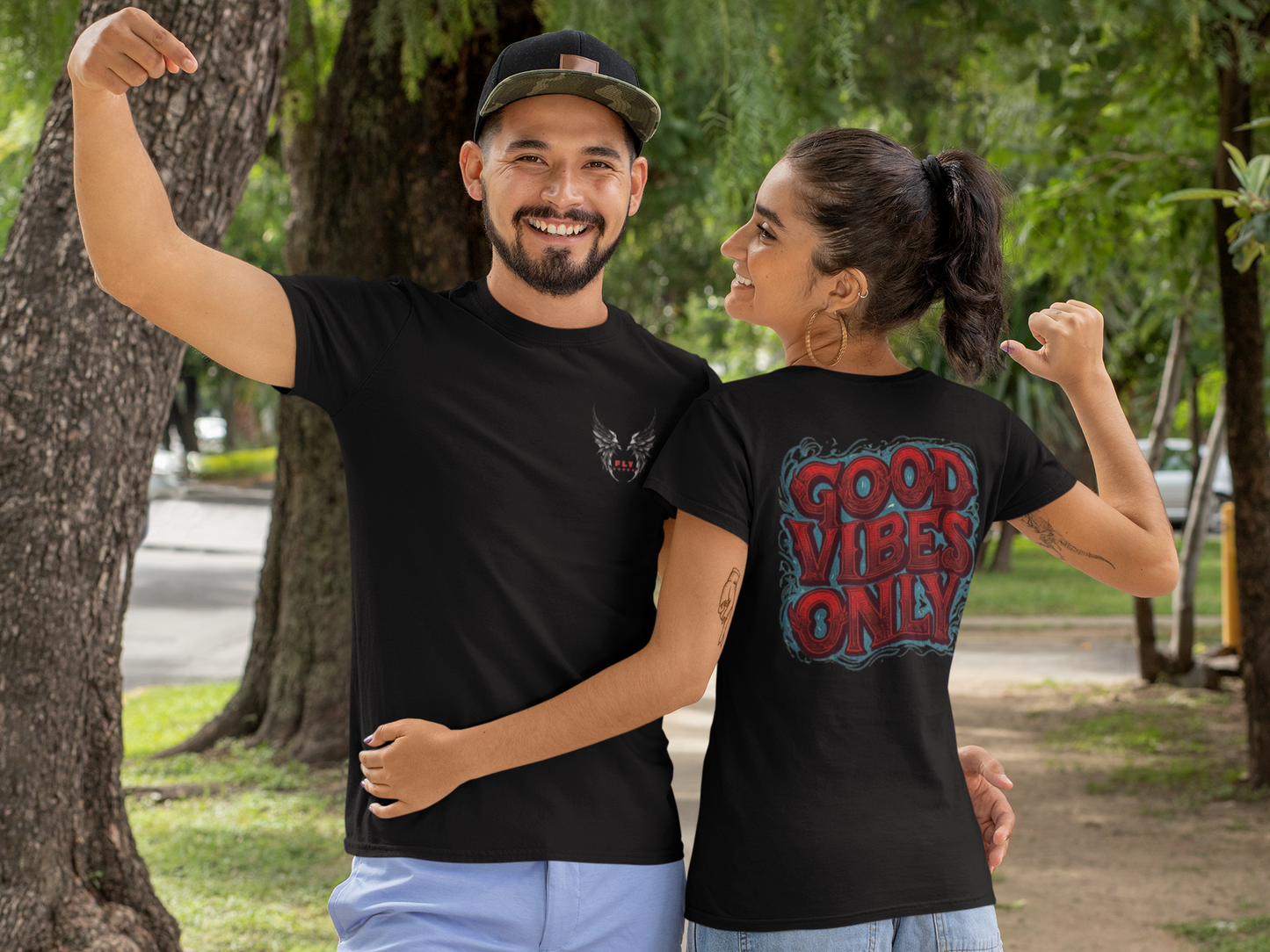 Softstyle T-Shirt - "Good Vibes Only"