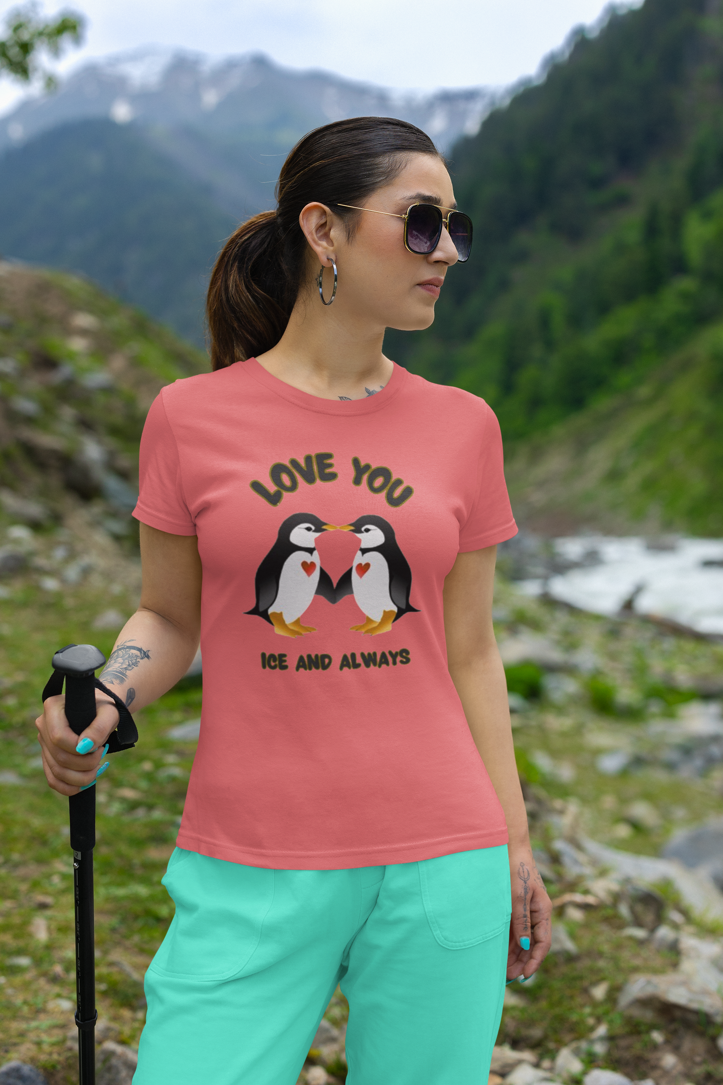 Shirt "Love You Ice And Always" – Cute & Funny Graphic Tee