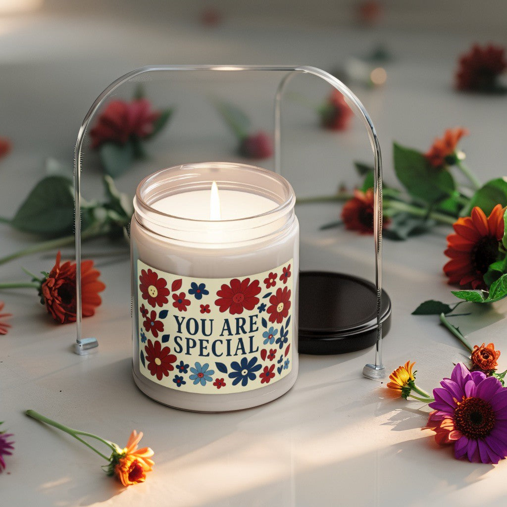 Scented Decorative Candle - Relaxing Aromatic Jar Candle - "You Are Special"