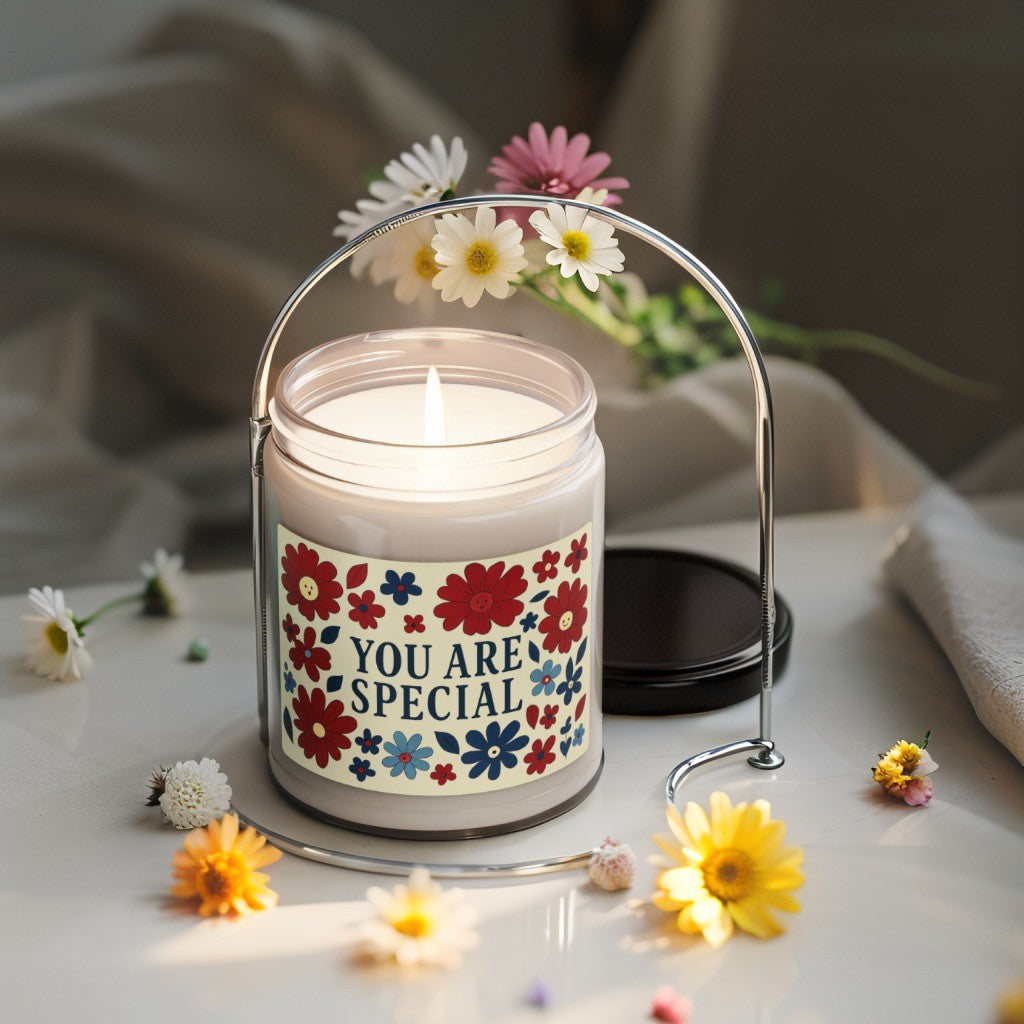 Scented Decorative Candle - Relaxing Aromatic Jar Candle - "You Are Special"