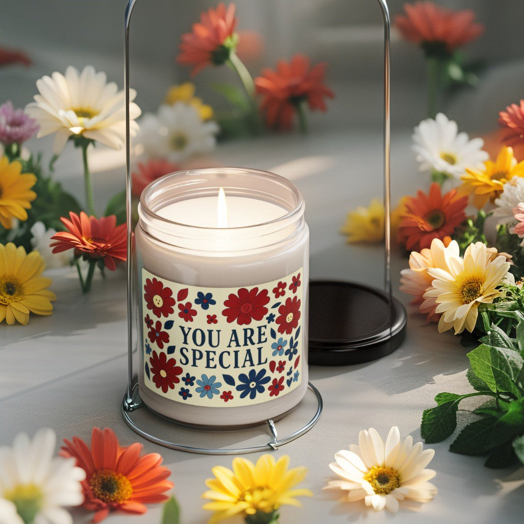 Scented Decorative Candle - Relaxing Aromatic Jar Candle - "You Are Special"