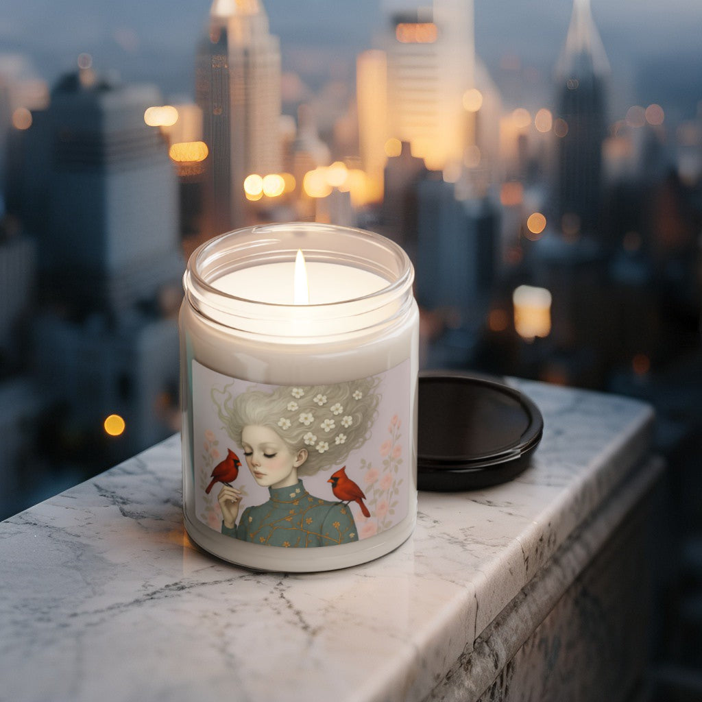 Scented Decorative Candle - Relaxing Aromatic Jar Candle for Home Décor