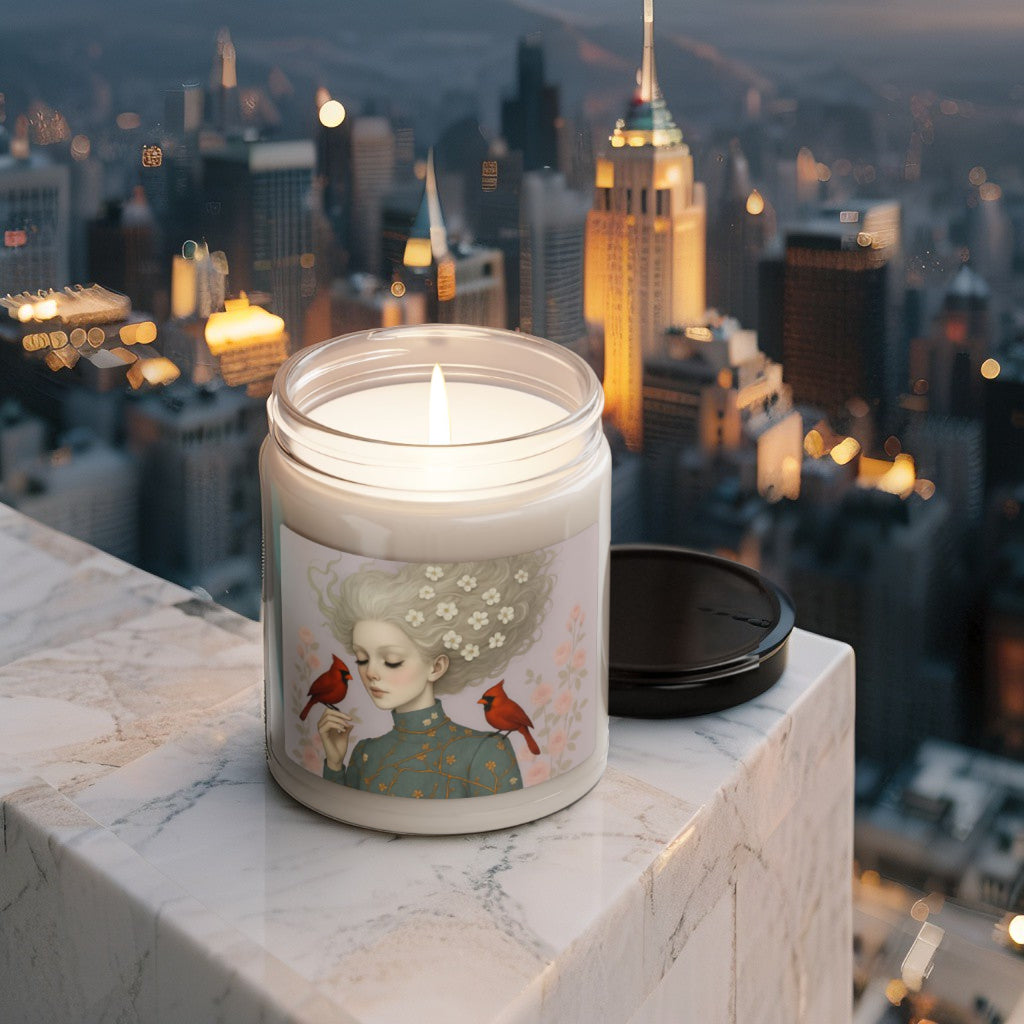 Scented Decorative Candle - Relaxing Aromatic Jar Candle for Home Décor