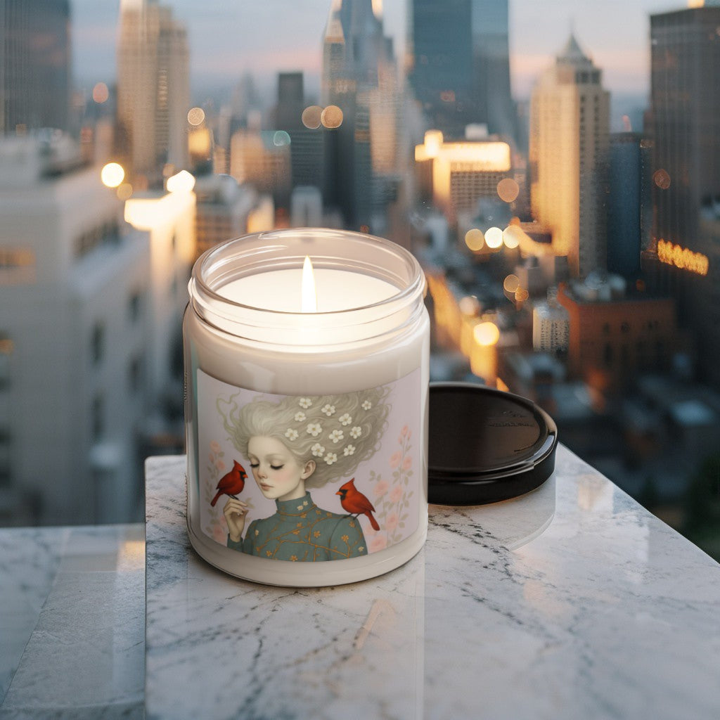 Scented Decorative Candle - Relaxing Aromatic Jar Candle for Home Décor