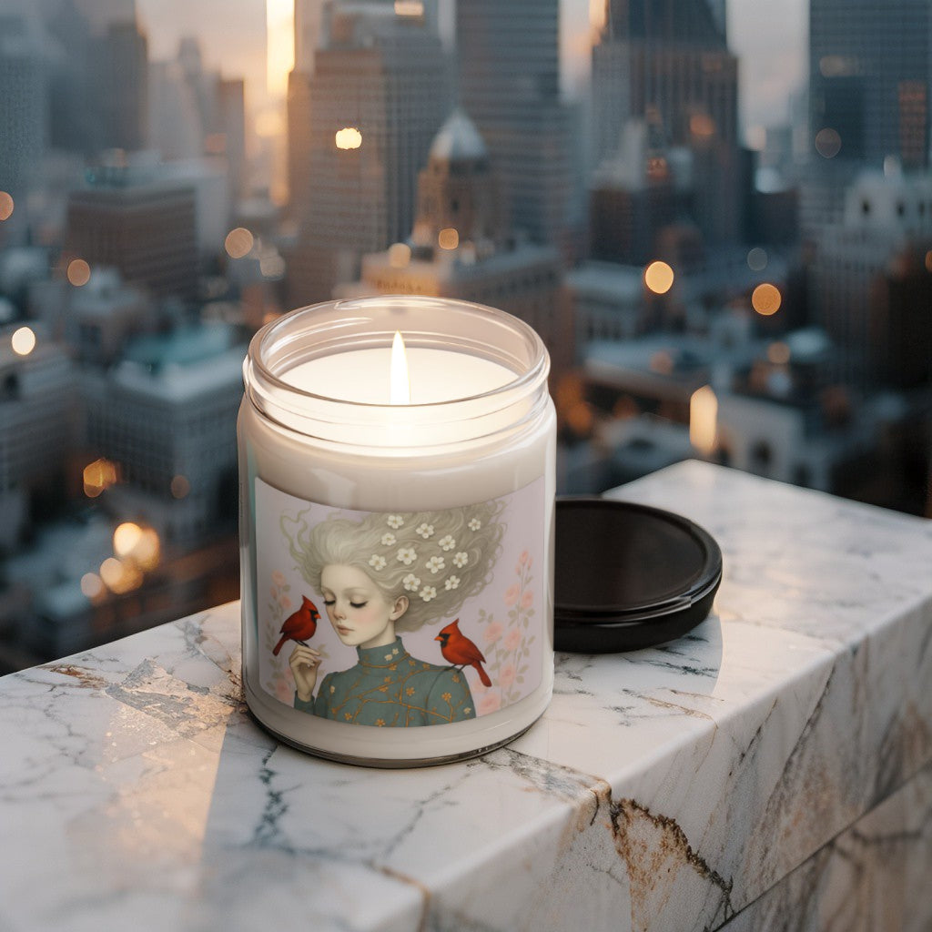Scented Decorative Candle - Relaxing Aromatic Jar Candle for Home Décor