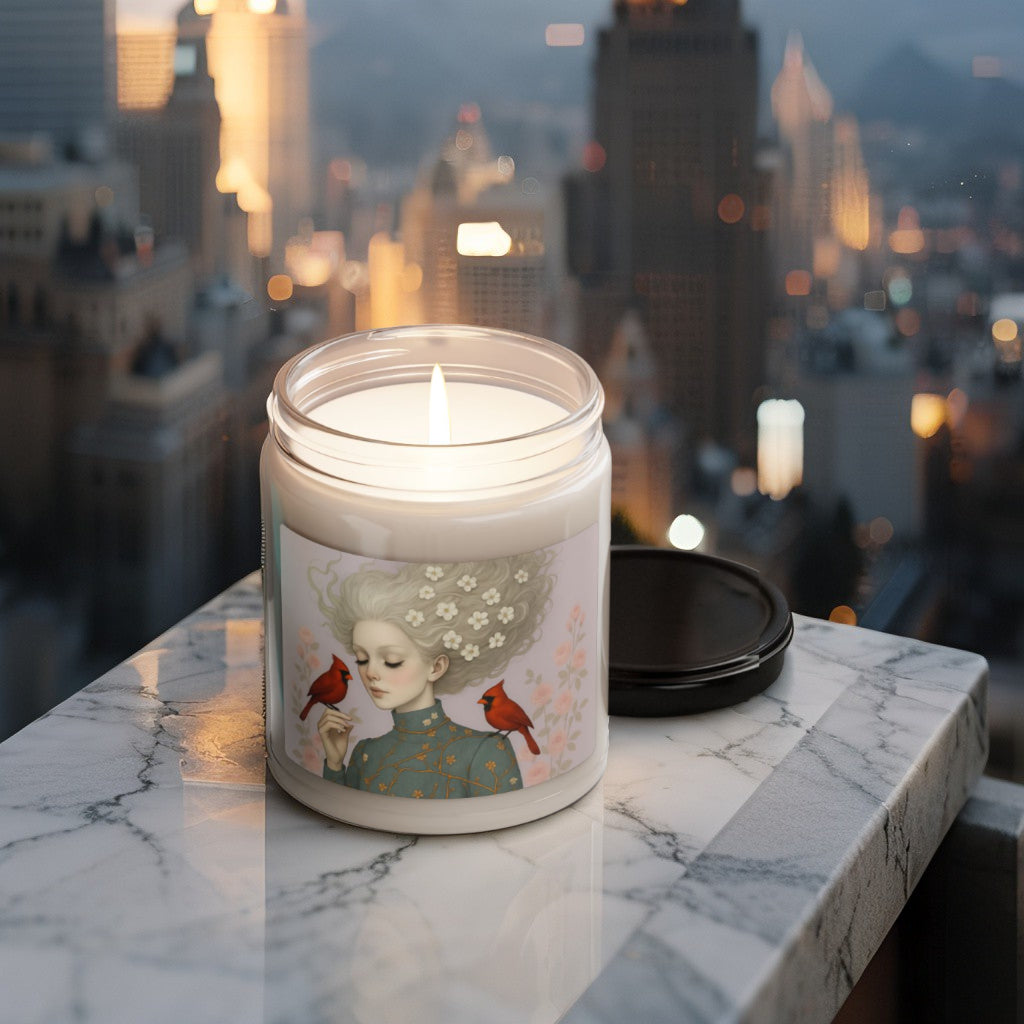 Scented Decorative Candle - Relaxing Aromatic Jar Candle for Home Décor
