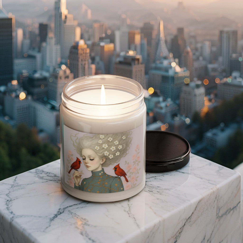 Scented Decorative Candle - Relaxing Aromatic Jar Candle for Home Décor