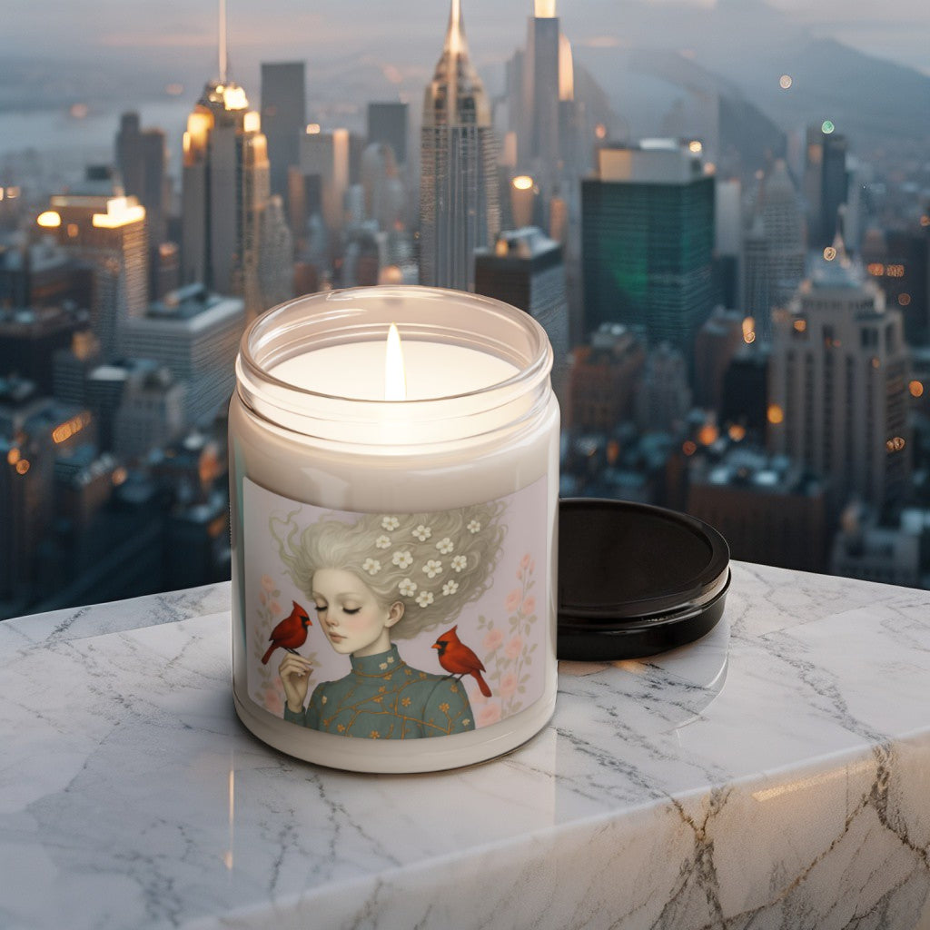 Scented Decorative Candle - Relaxing Aromatic Jar Candle for Home Décor