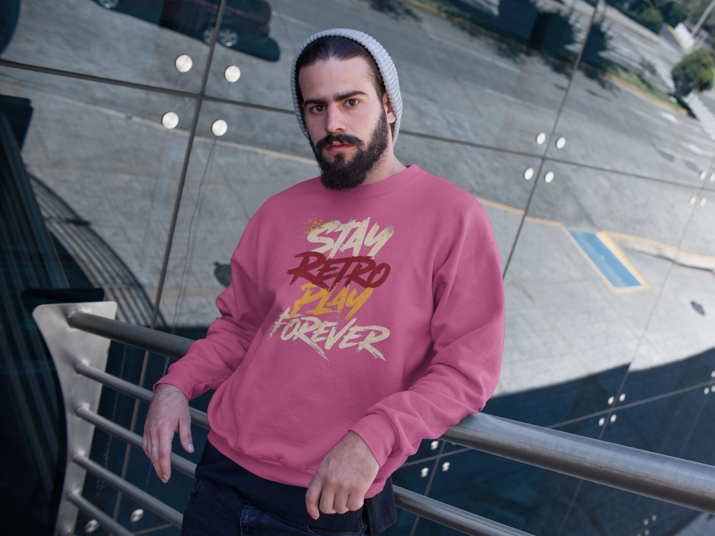 Sweatshirt - "Stay Retro Play Forever"