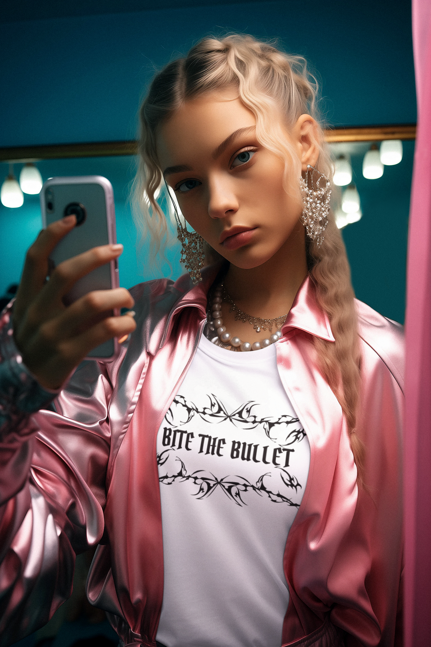 Shirt "Bite The Bullet" – Bold Graphic Tee for Risk-Takers & Rebels
