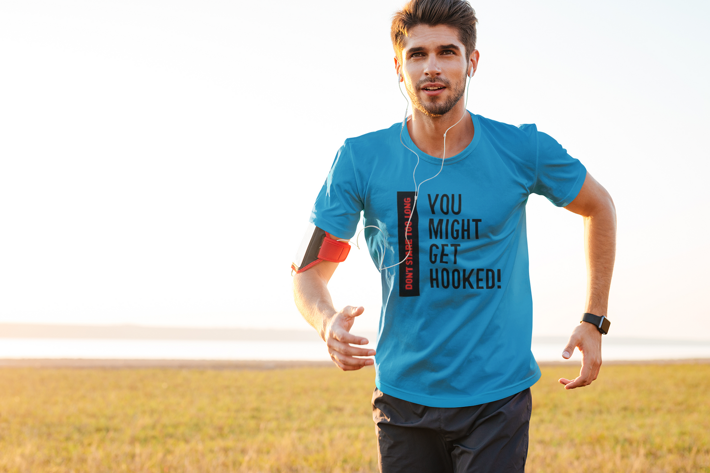 Shirt "Don’t Stare Too Long… You Might Get Hooked" – Flirty & Funny Graphic Tee