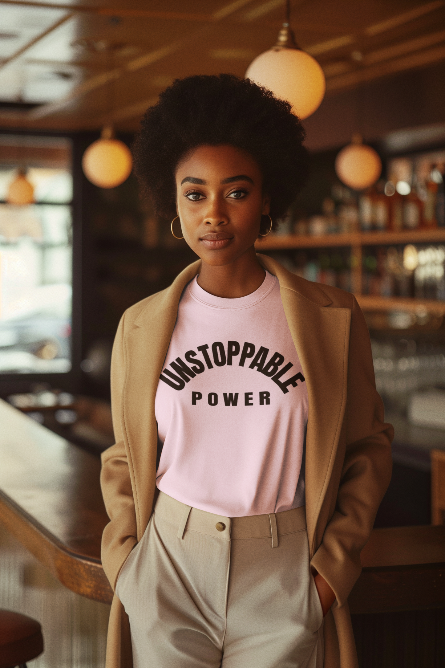 Shirt "Unstoppable Power" – Motivational Graphic Tee for Strength & Confidence