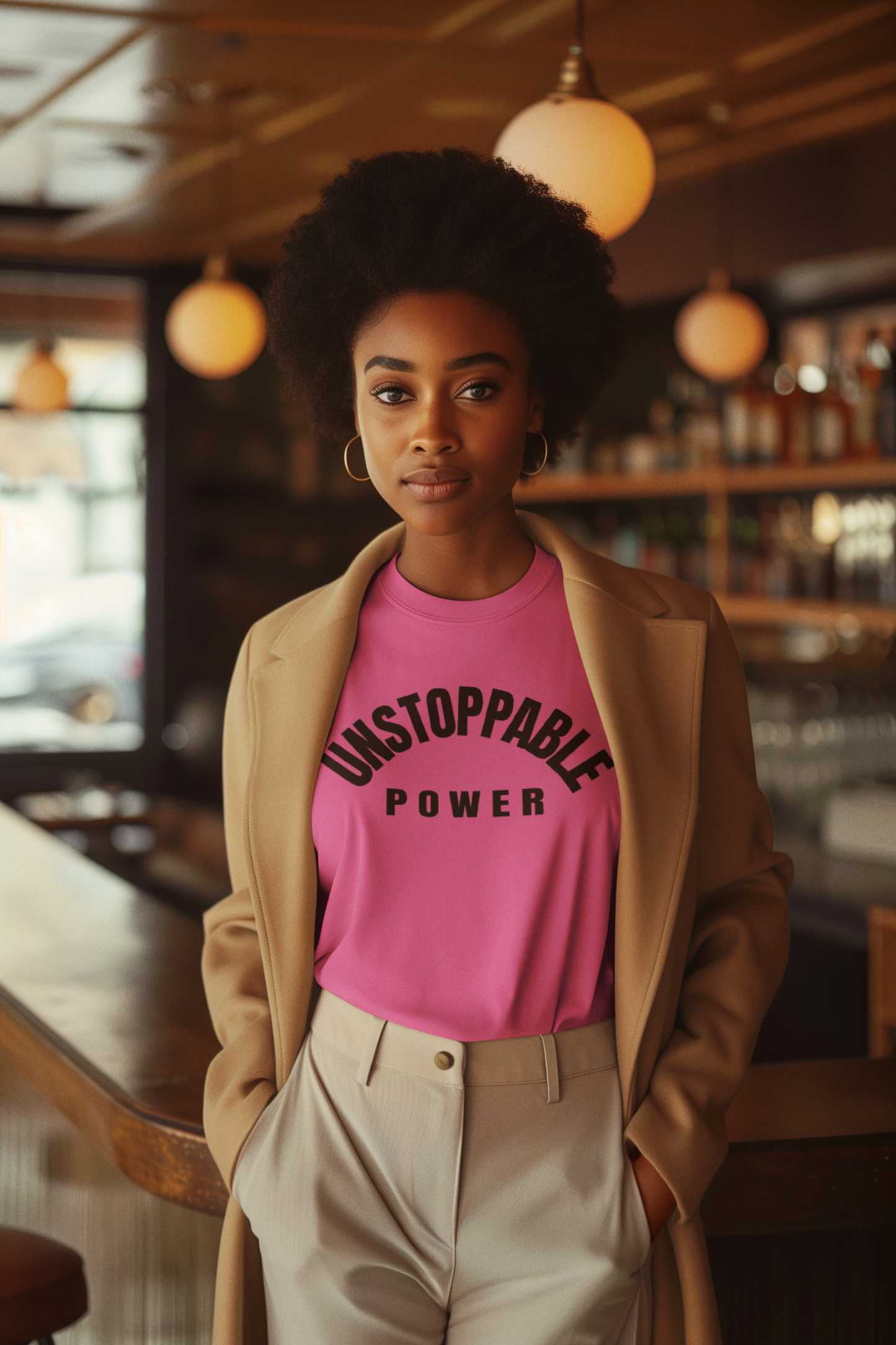 Shirt "Unstoppable Power" – Motivational Graphic Tee for Strength & Confidence