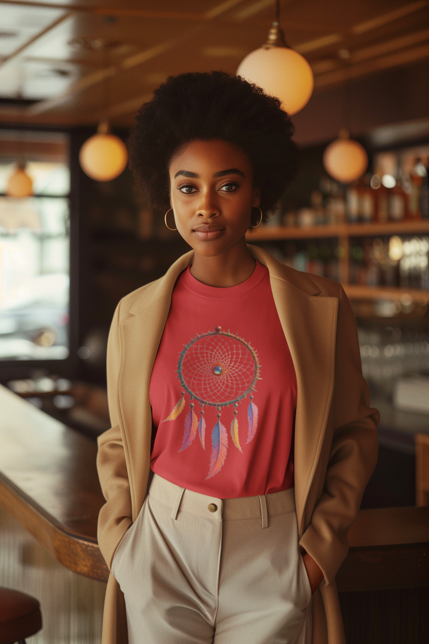 Shirt "Dreamcatcher" – Soft Bohemian Graphic Tee for Free Spirits & Nature Lovers