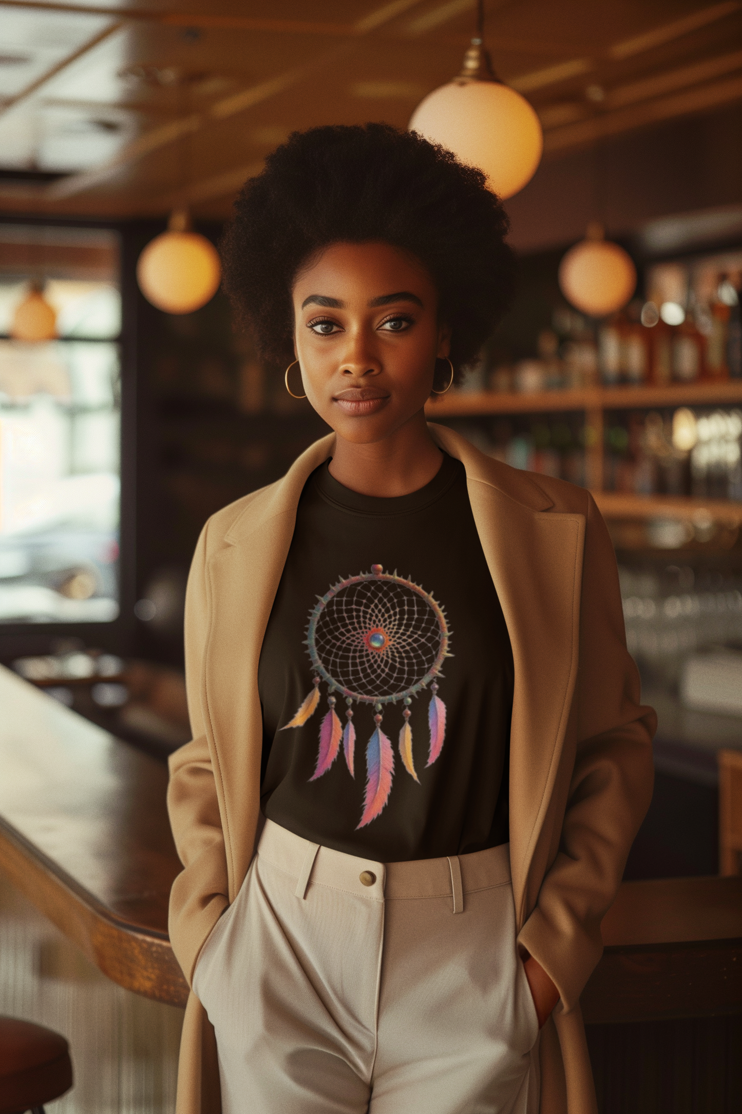 Shirt "Dreamcatcher" – Soft Bohemian Graphic Tee for Free Spirits & Nature Lovers