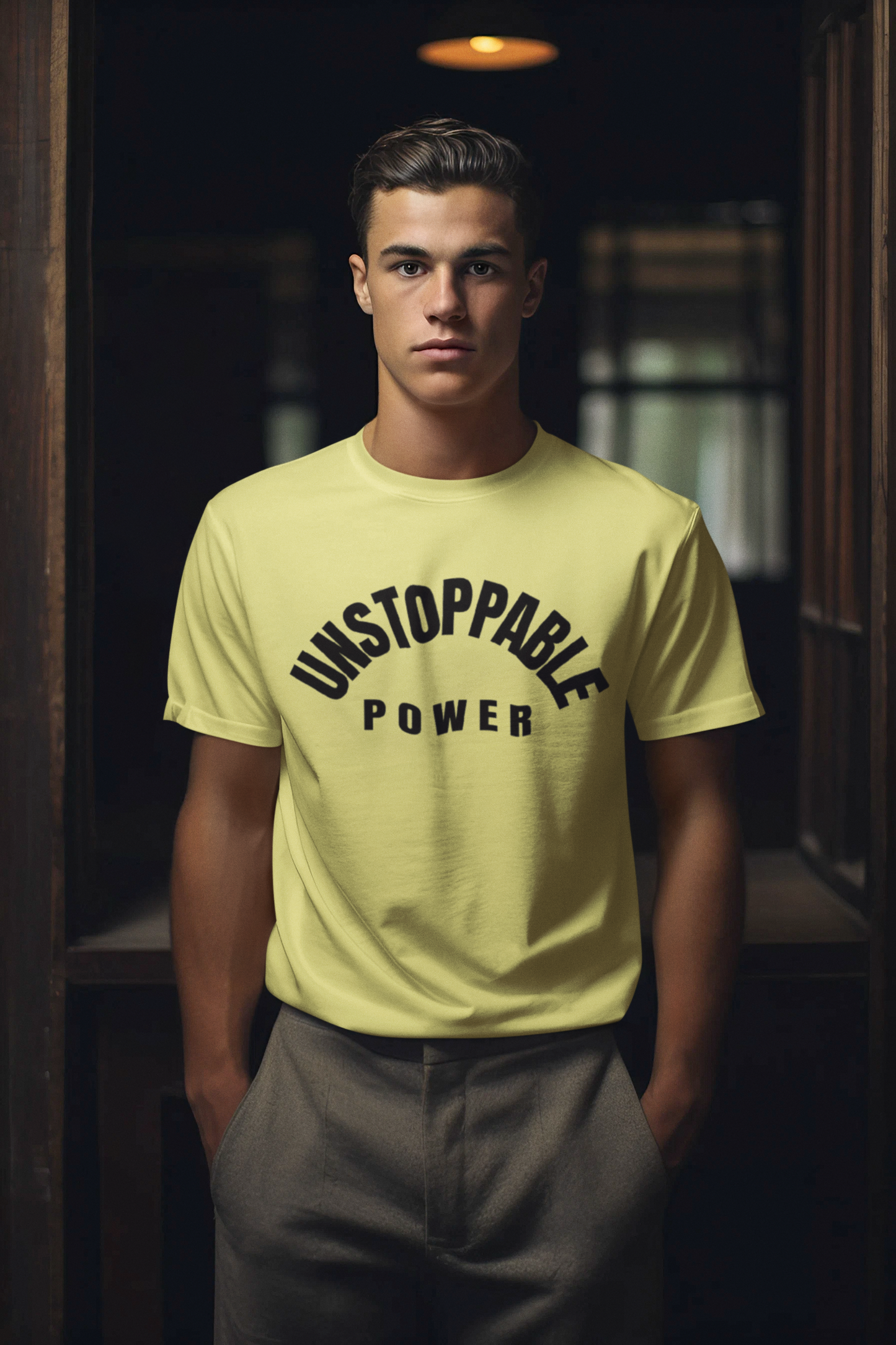 Shirt "Unstoppable Power" – Motivational Graphic Tee for Strength & Confidence