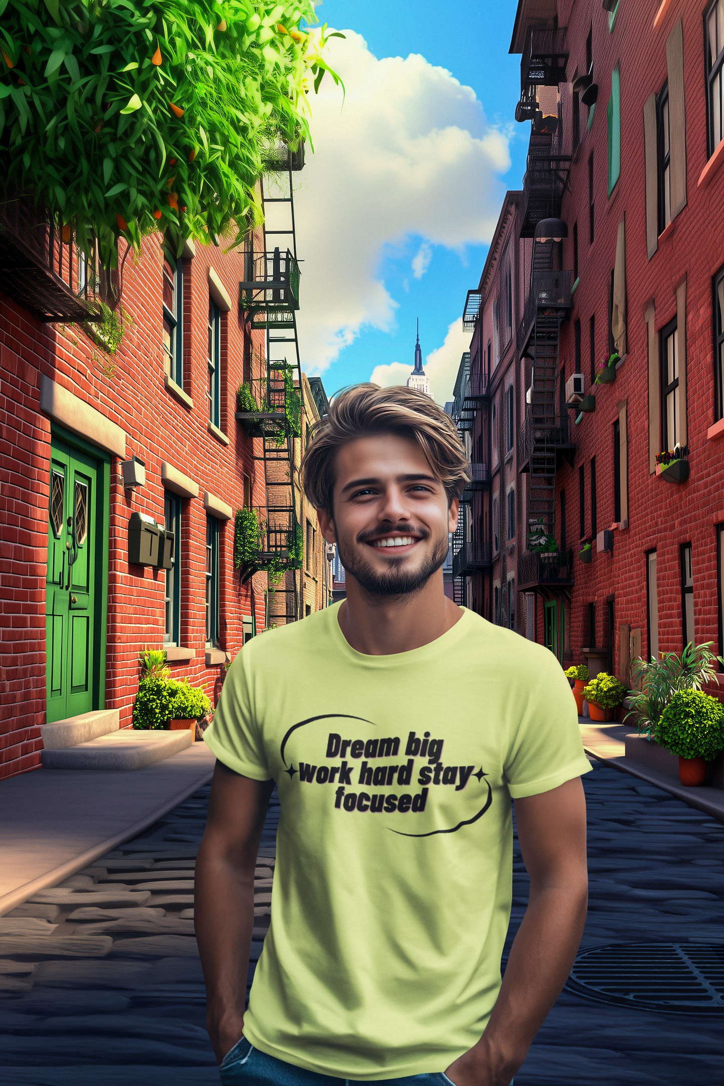 Shirt "Dream Big Work Hard Stay Focus"- Inspirational – Empowering Tee