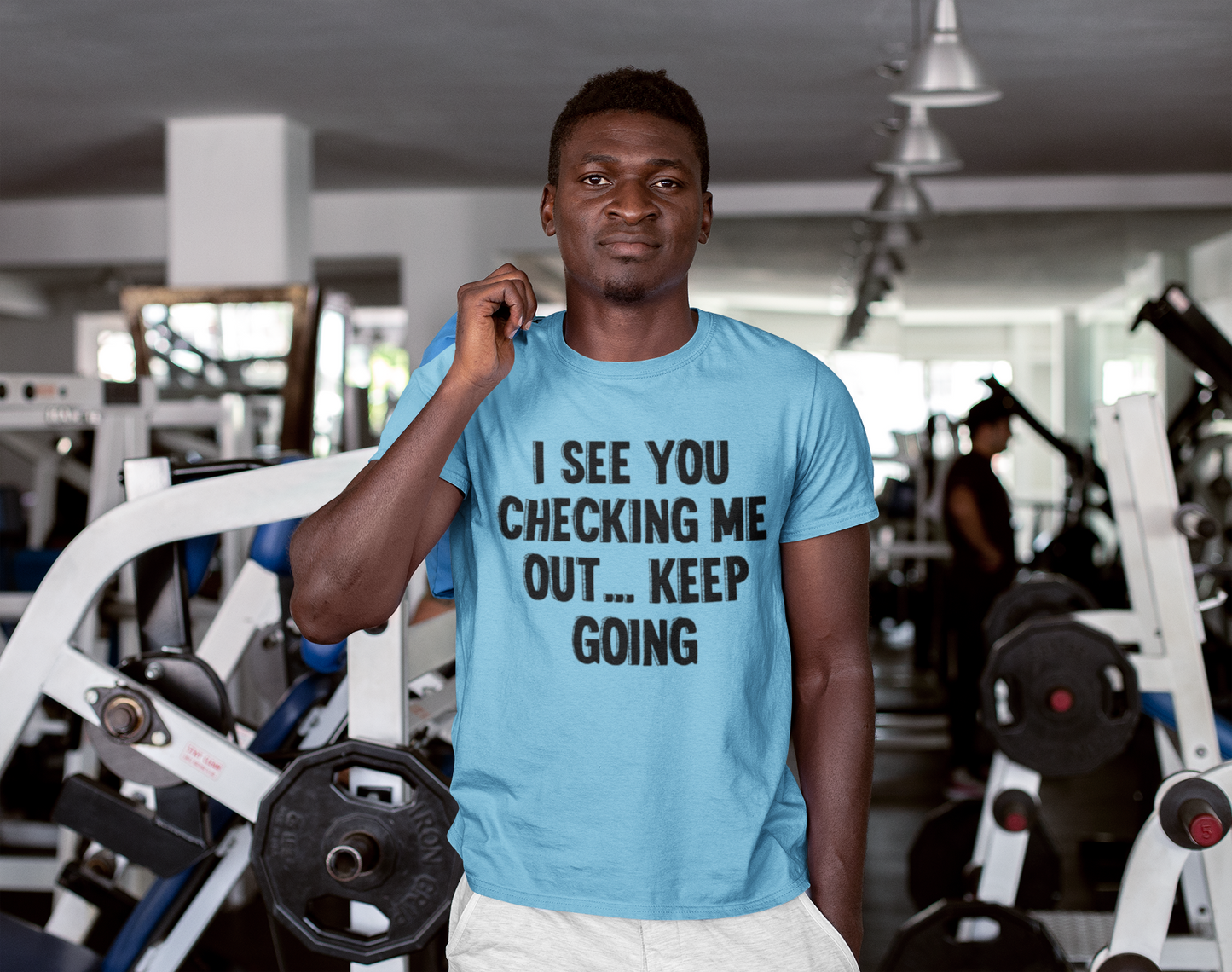Shirt "I See You Checking Me Out… Keep Going" – Bold & Playful Tee