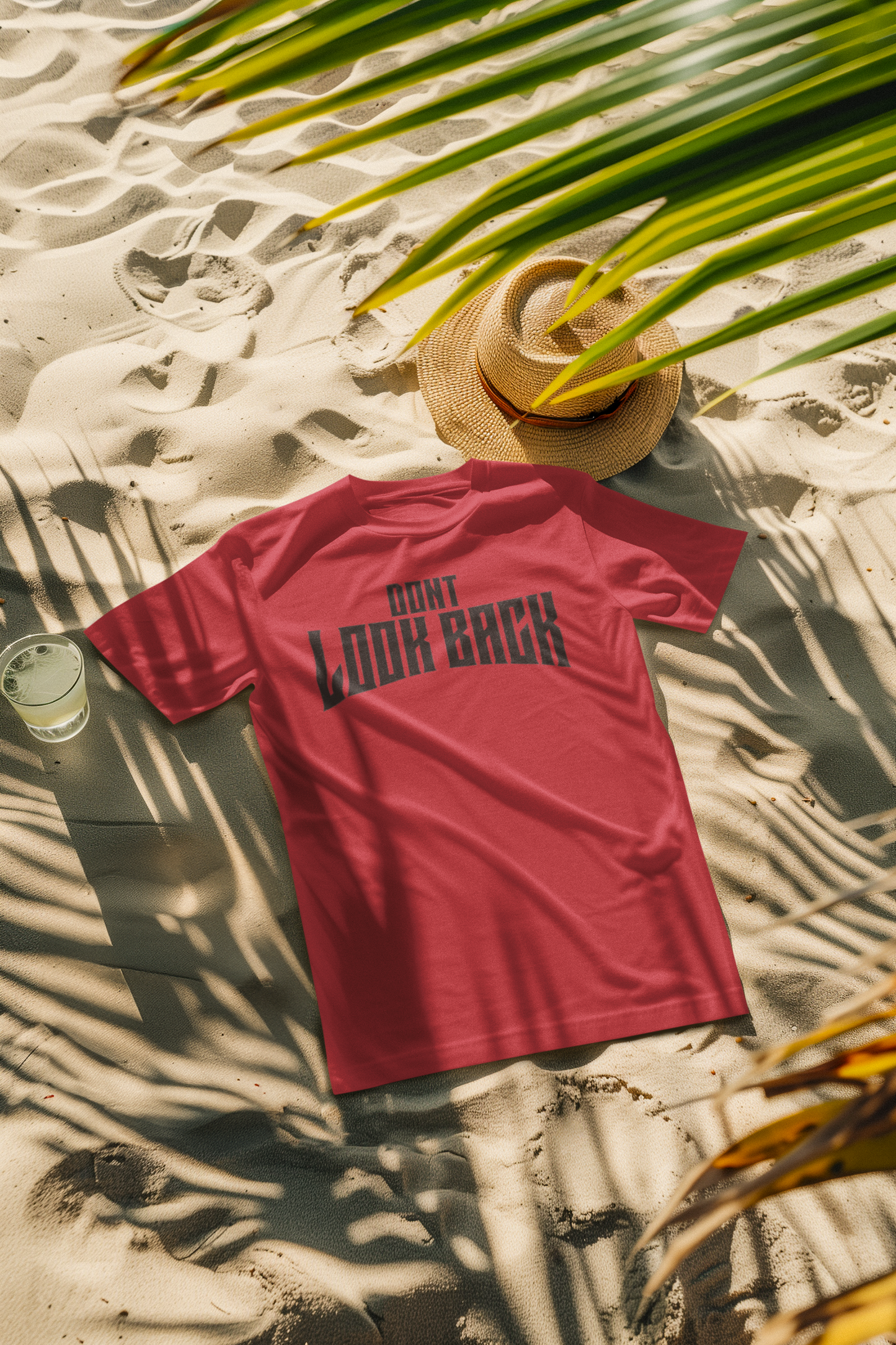 Shirt "Don’t Look Back" – Motivational Graphic Tee for Men & Women