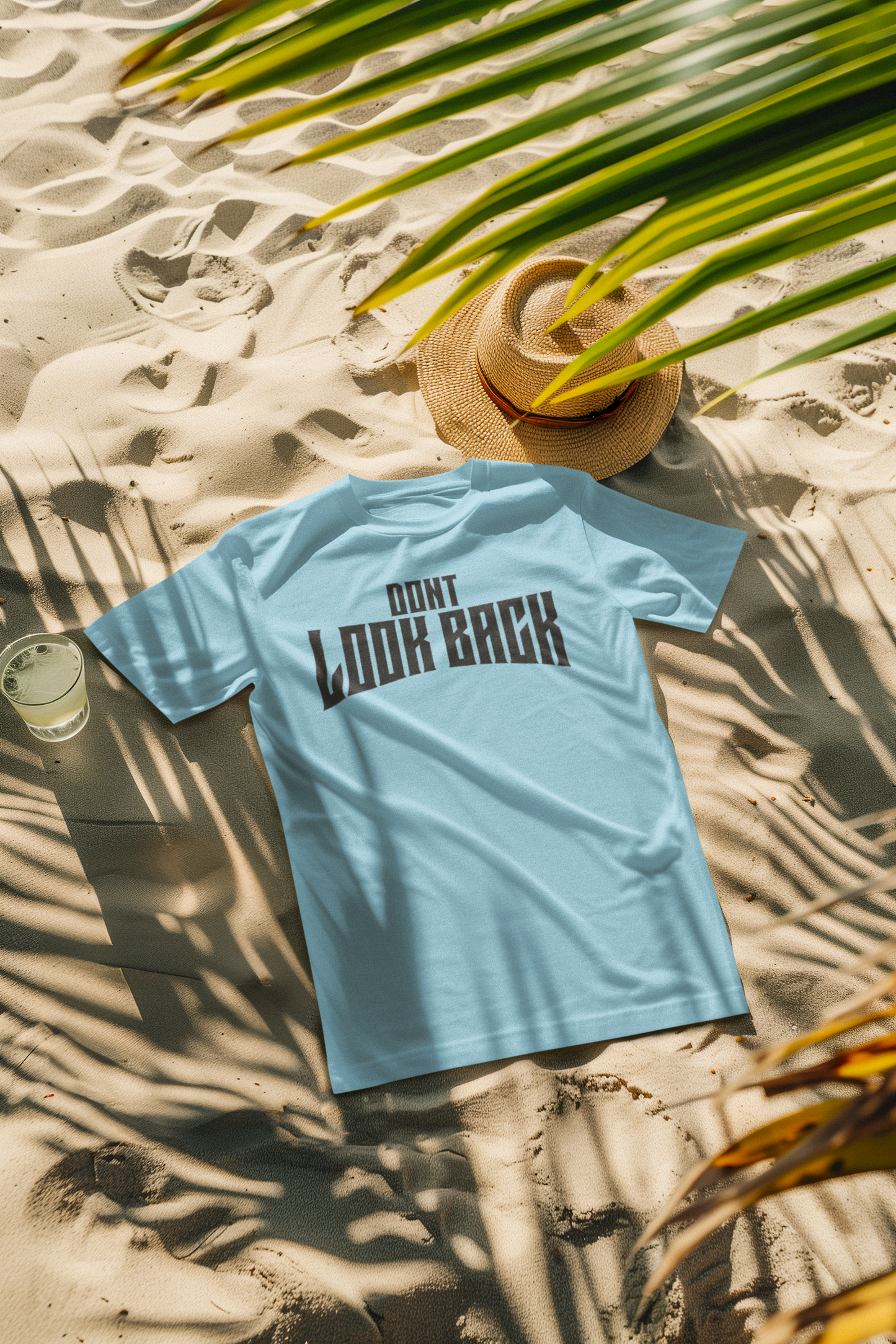 Shirt "Don’t Look Back" – Motivational Graphic Tee for Men & Women