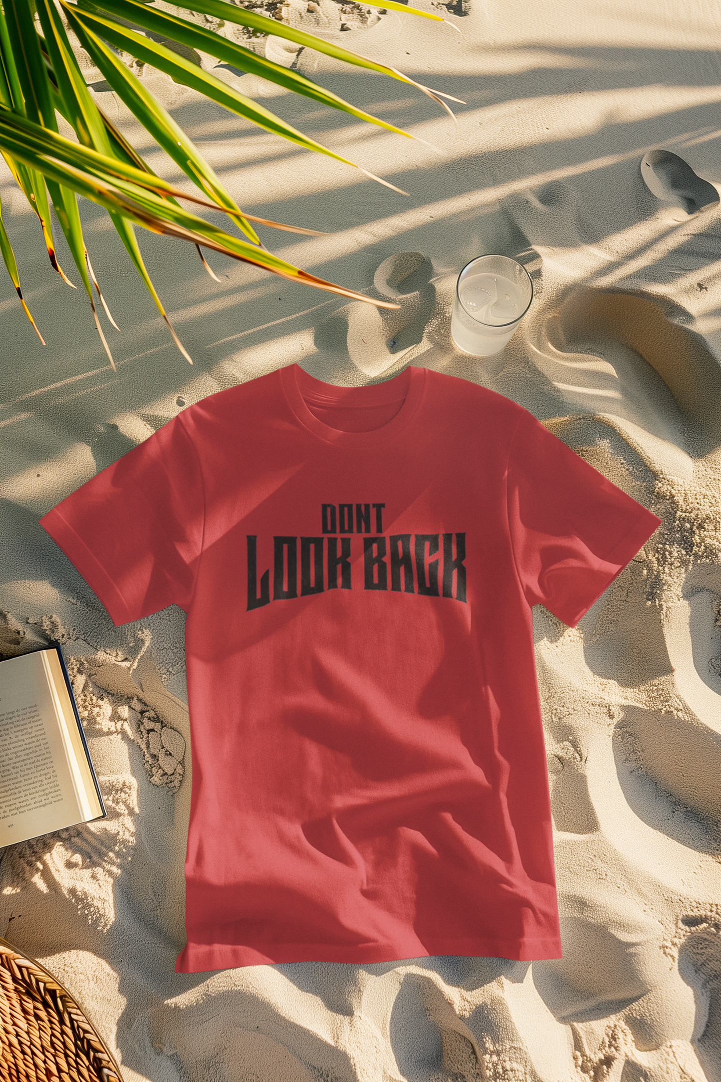 Shirt "Don’t Look Back" – Motivational Graphic Tee for Men & Women