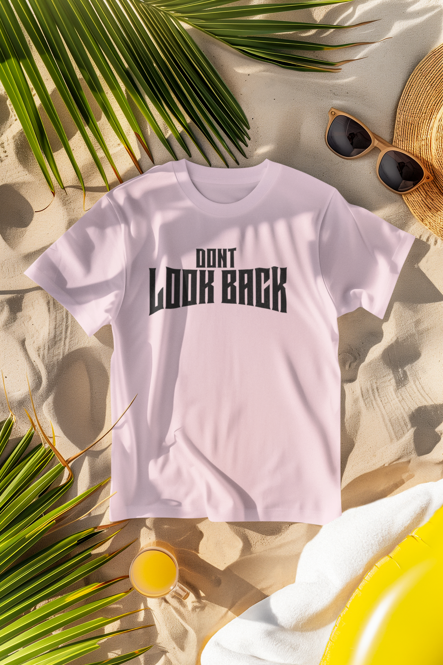 Shirt "Don’t Look Back" – Motivational Graphic Tee for Men & Women