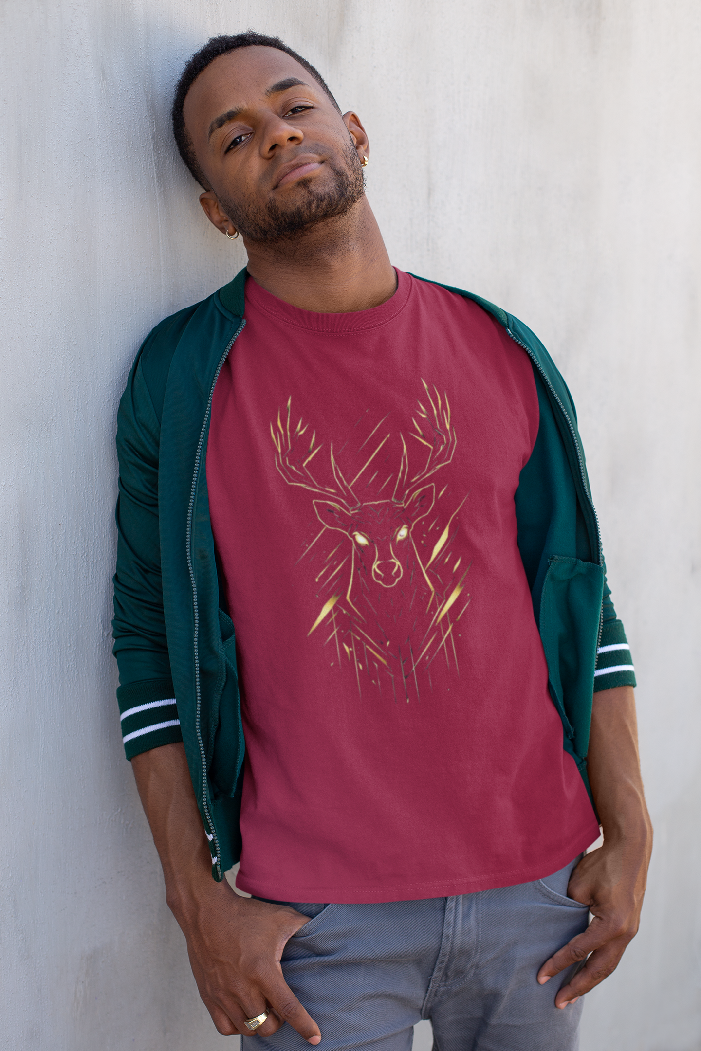 Shirt "Deer" – Soft & Comfortable Graphic Tee for Nature Lovers