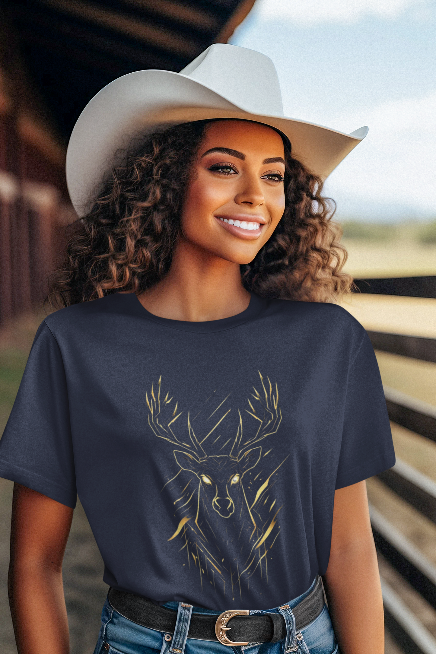 Shirt "Deer" – Soft & Comfortable Graphic Tee for Nature Lovers