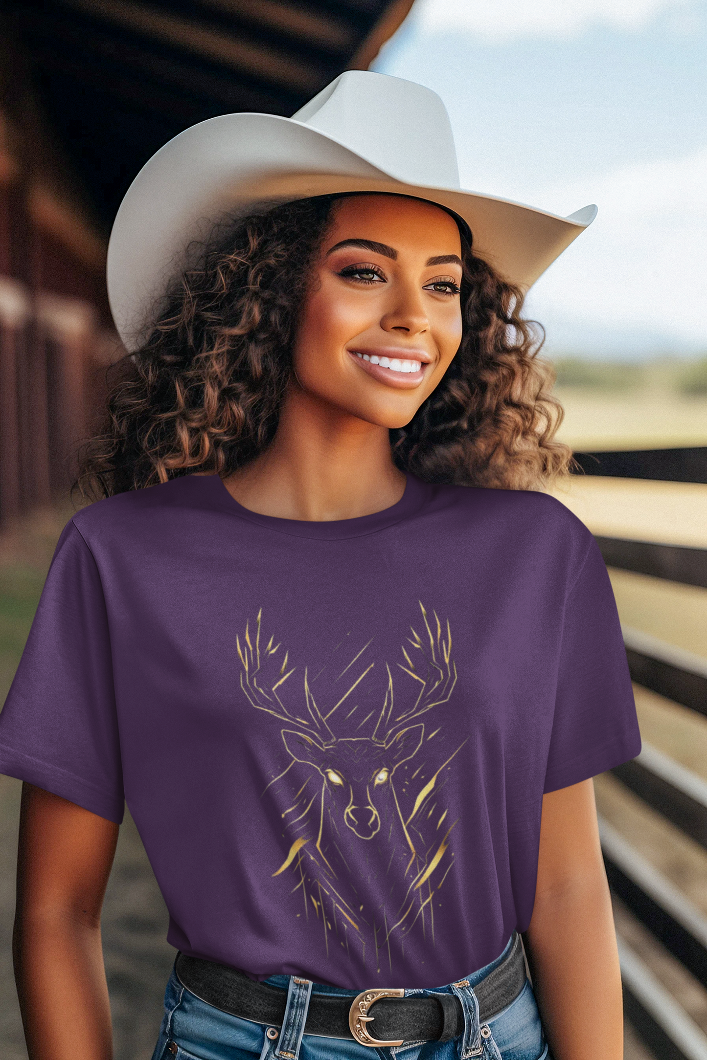 Shirt "Deer" – Soft & Comfortable Graphic Tee for Nature Lovers