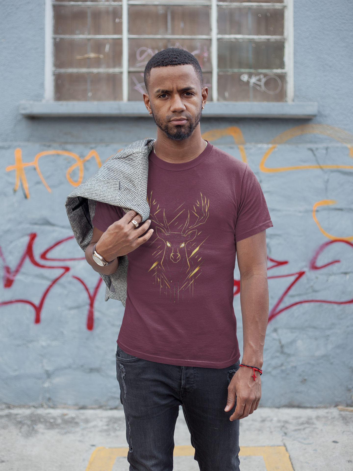 Shirt "Deer" – Soft & Comfortable Graphic Tee for Nature Lovers