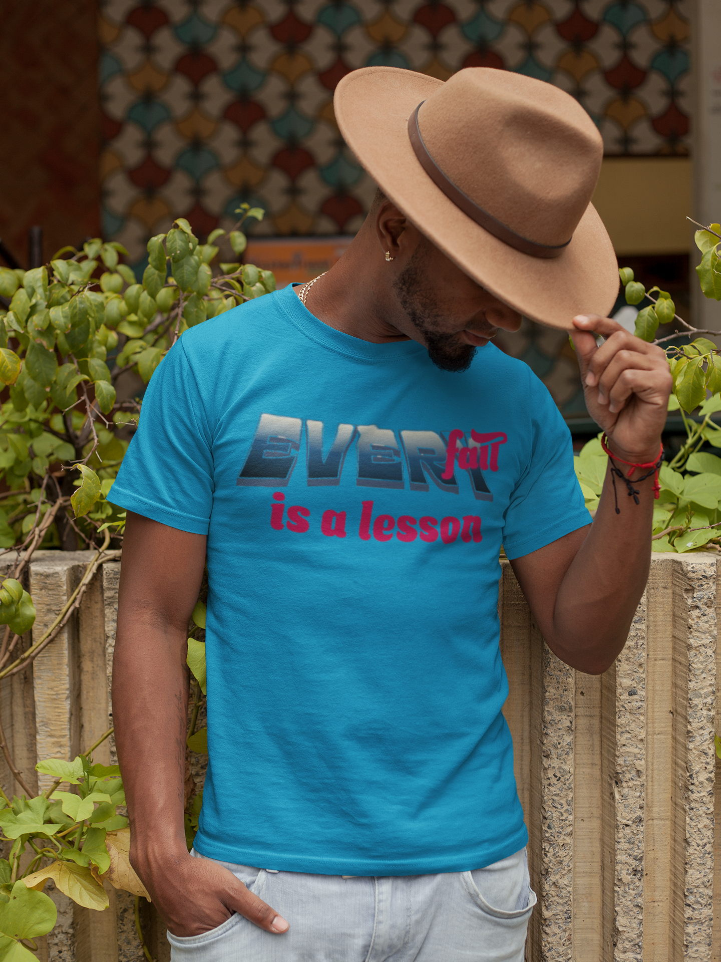 Shirt "Every Fall Is A Lesson" – Inspirational Graphic Tee for Growth & Resilience