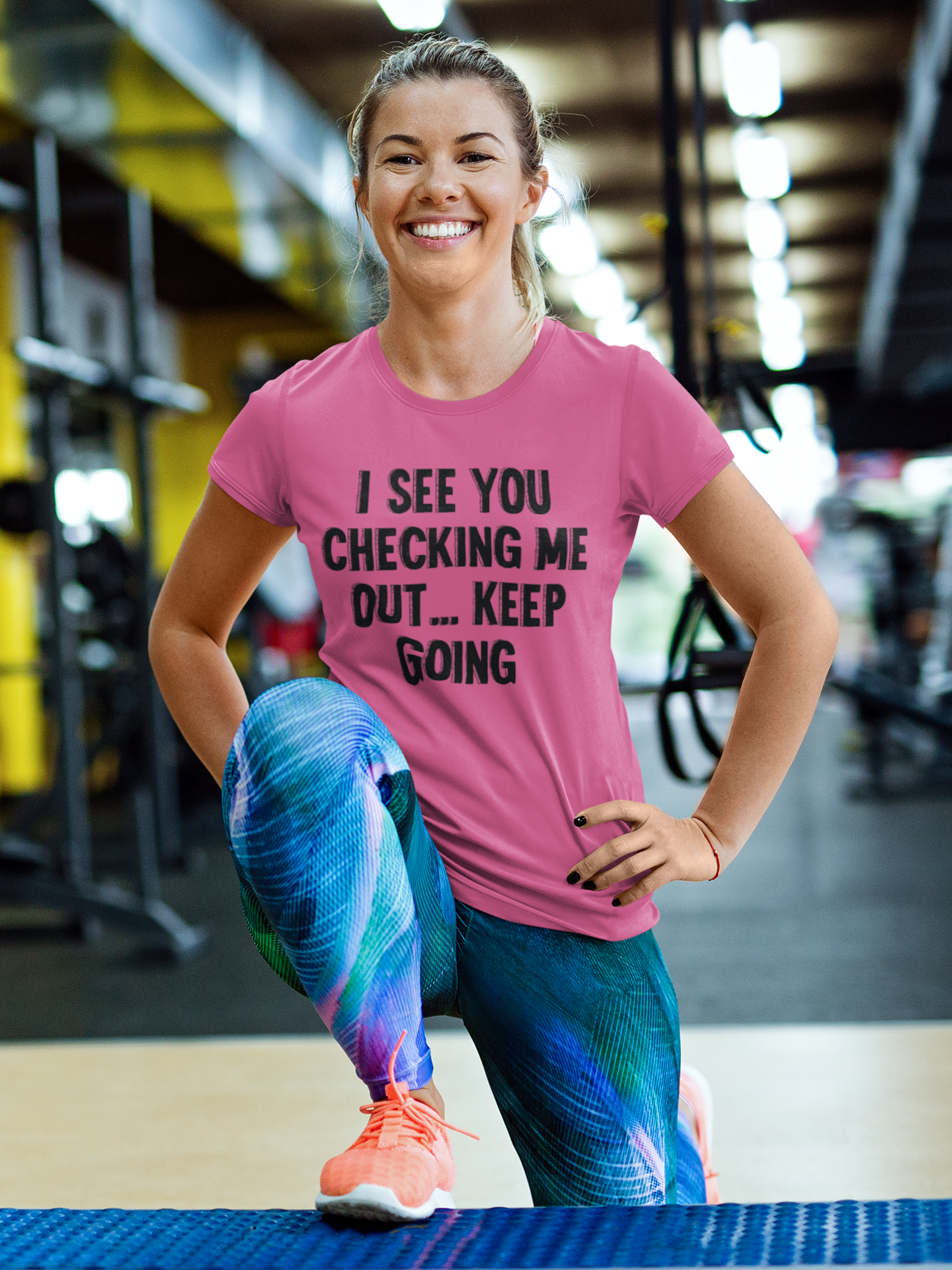 Shirt "I See You Checking Me Out… Keep Going" – Bold & Playful Tee