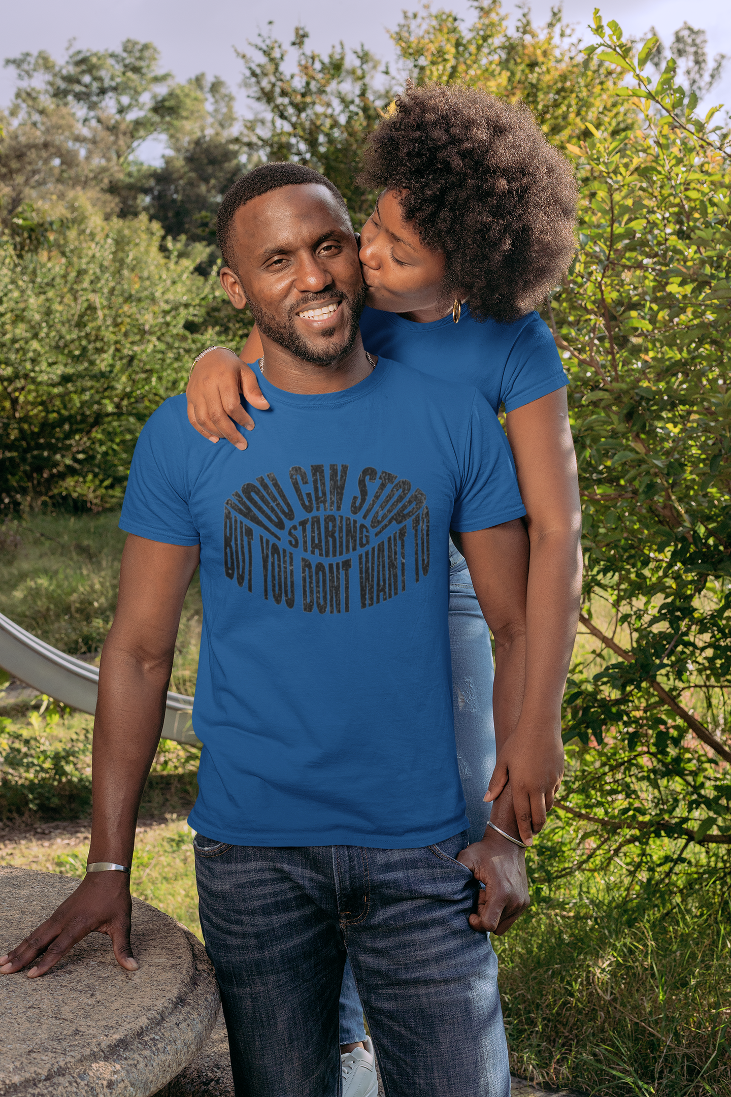 Shirt "You Can Stop Staring… But You Don’t Want To" – Funny & Bold Graphic Tee