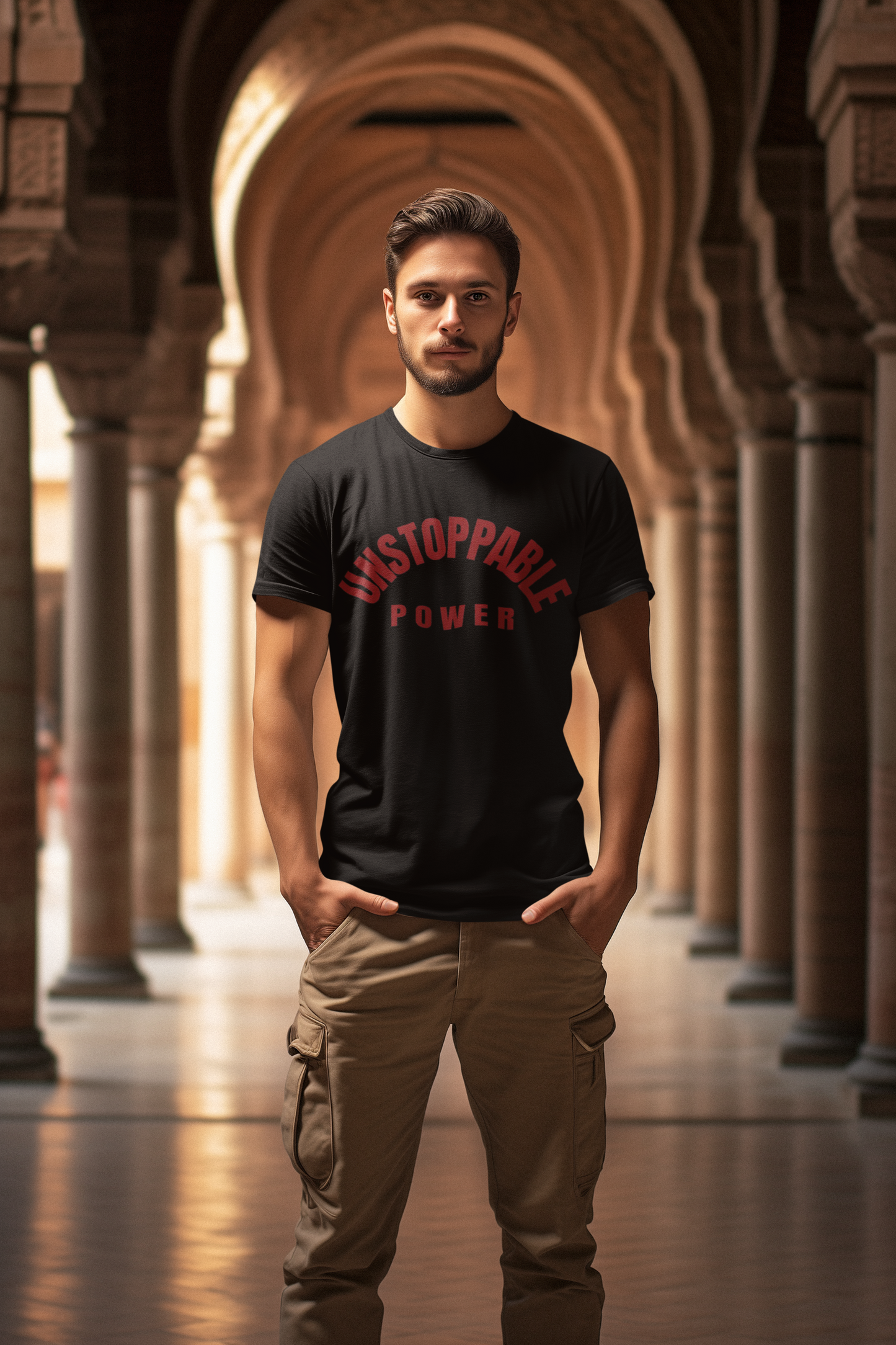Shirt "Unstoppable Power" – Motivational Graphic Tee for Strength & Confidence