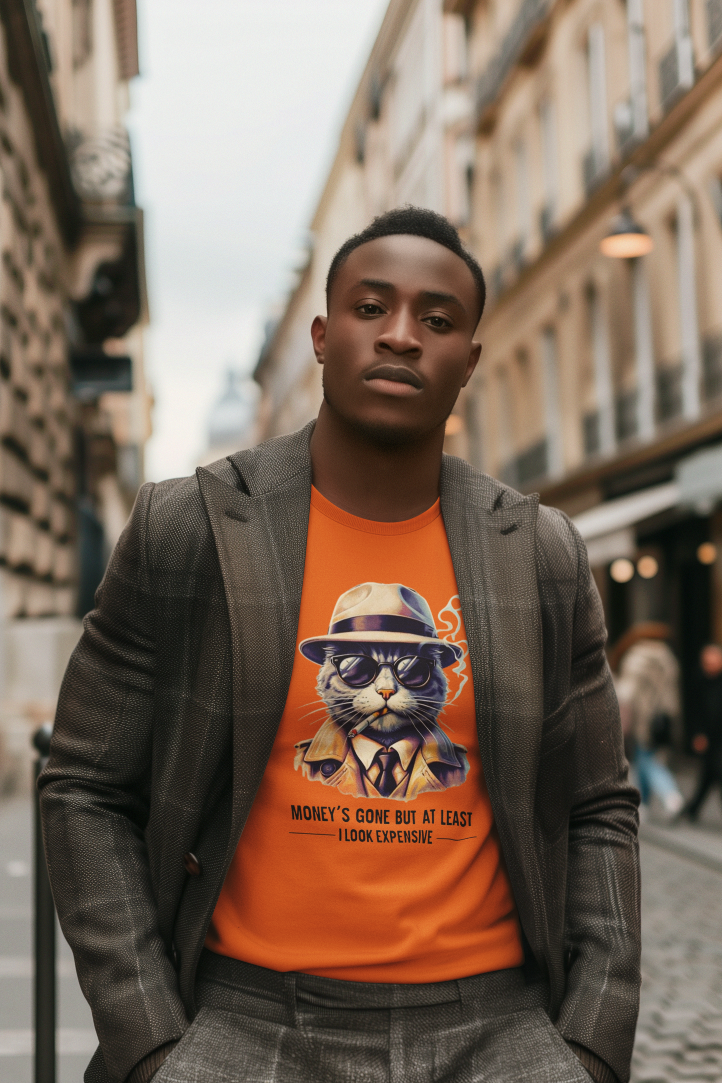 Shirt – Funny "Money’s Gone But I Look Expensive" Graphic Tee for Stylish People