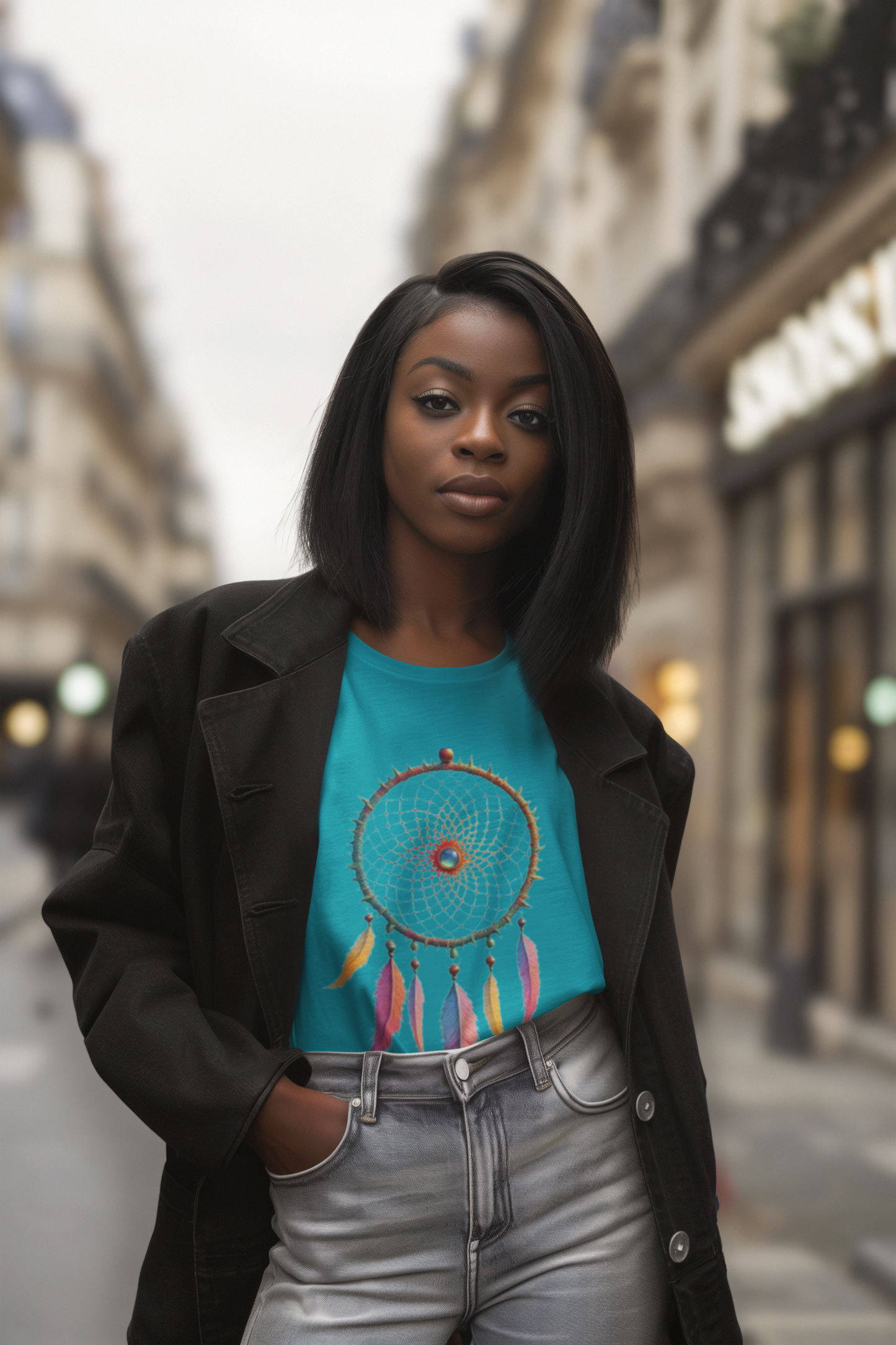 Shirt "Dreamcatcher" – Soft Bohemian Graphic Tee for Free Spirits & Nature Lovers