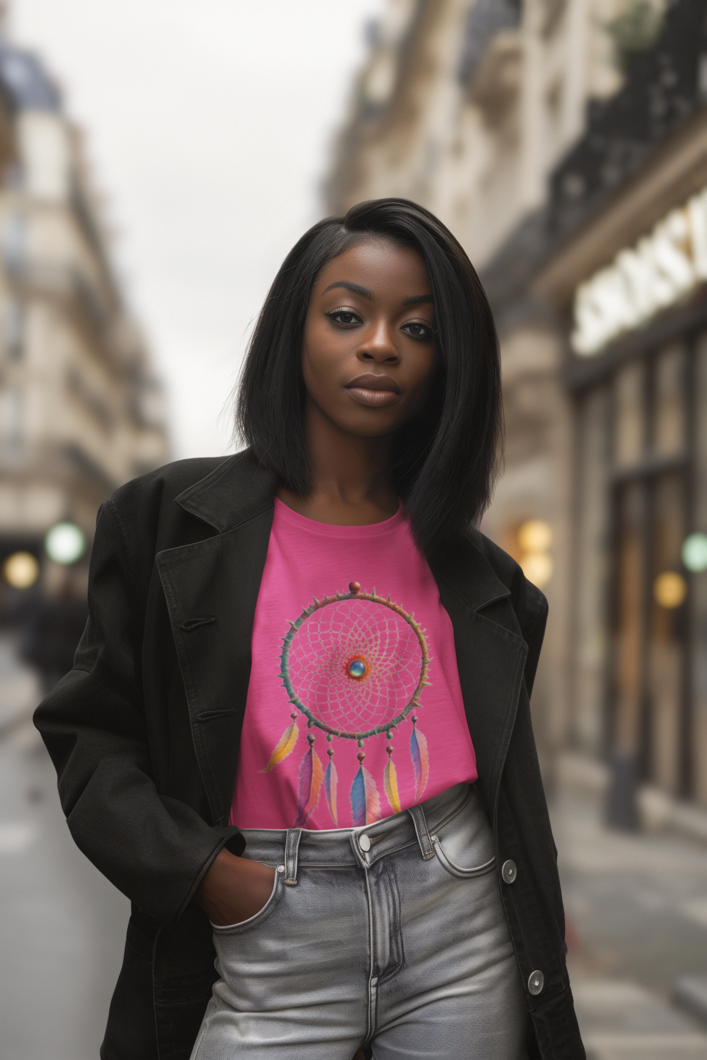 Shirt "Dreamcatcher" – Soft Bohemian Graphic Tee for Free Spirits & Nature Lovers
