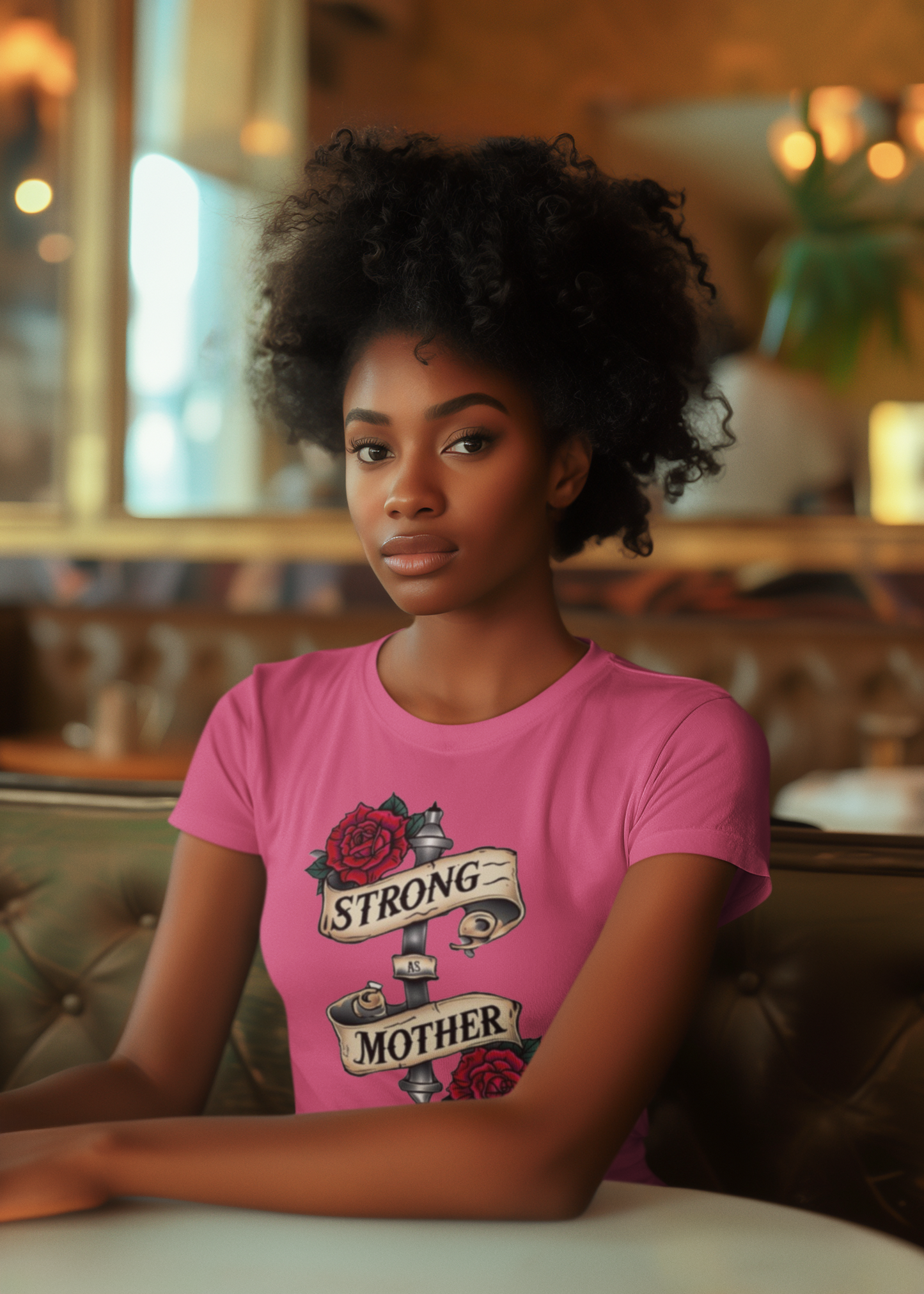 Shirt Strong As a Mother – Soft & Comfortable Tee for Moms - Unique Gift Idea